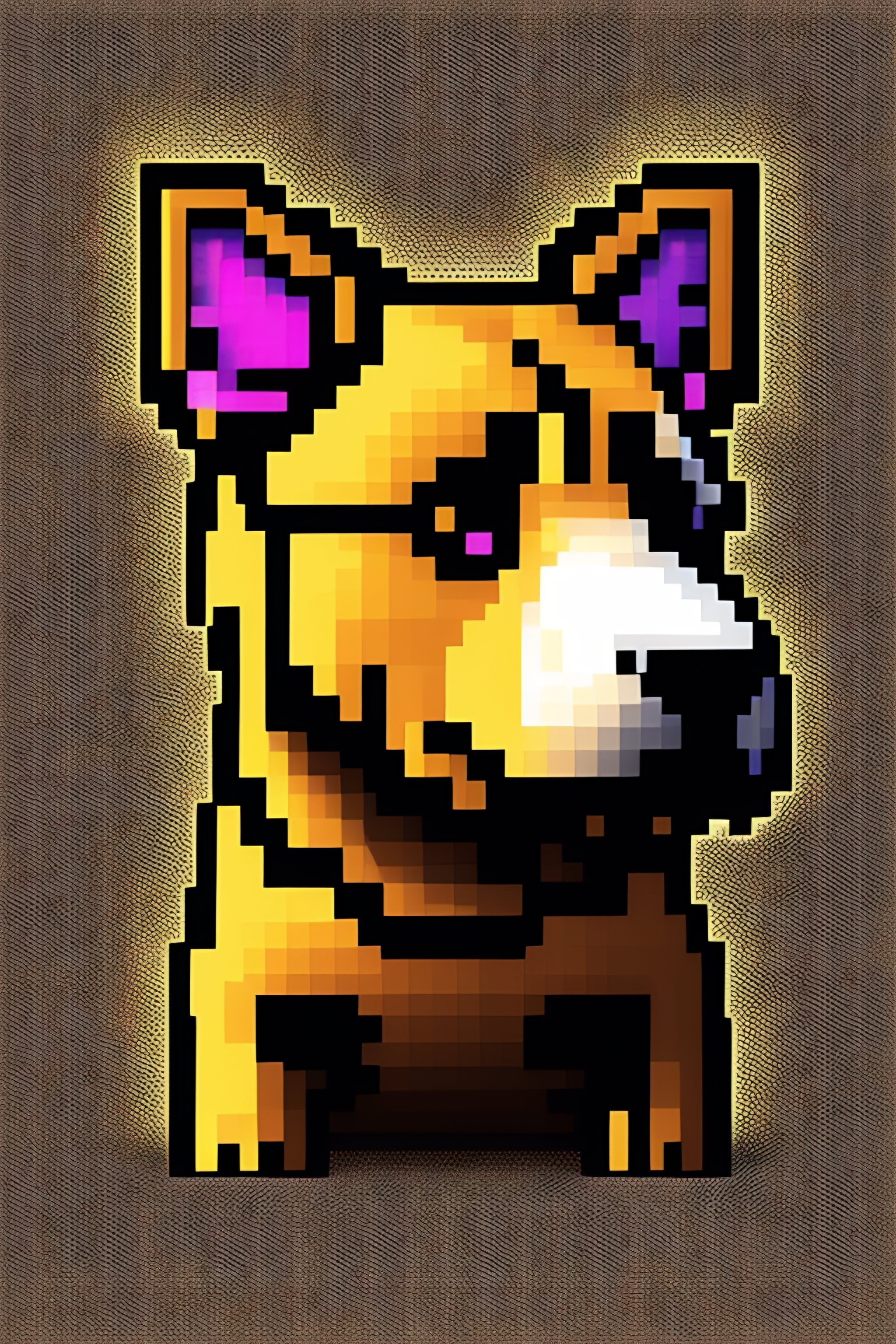 Dog in pixelart 32x32 by SuchANameS on DeviantArt