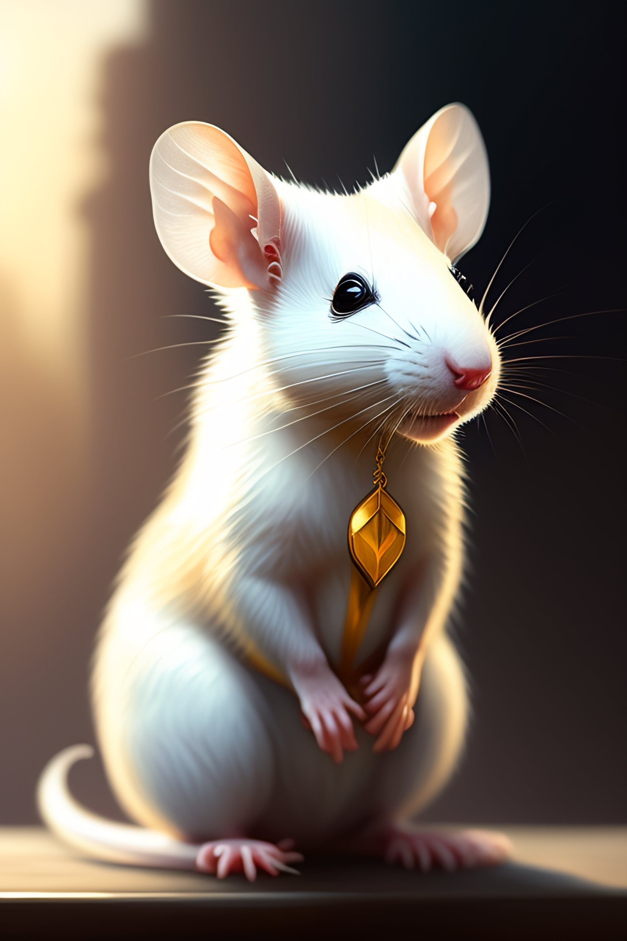 Lexica - A white rat in free fire style, highly detailed, digital ...