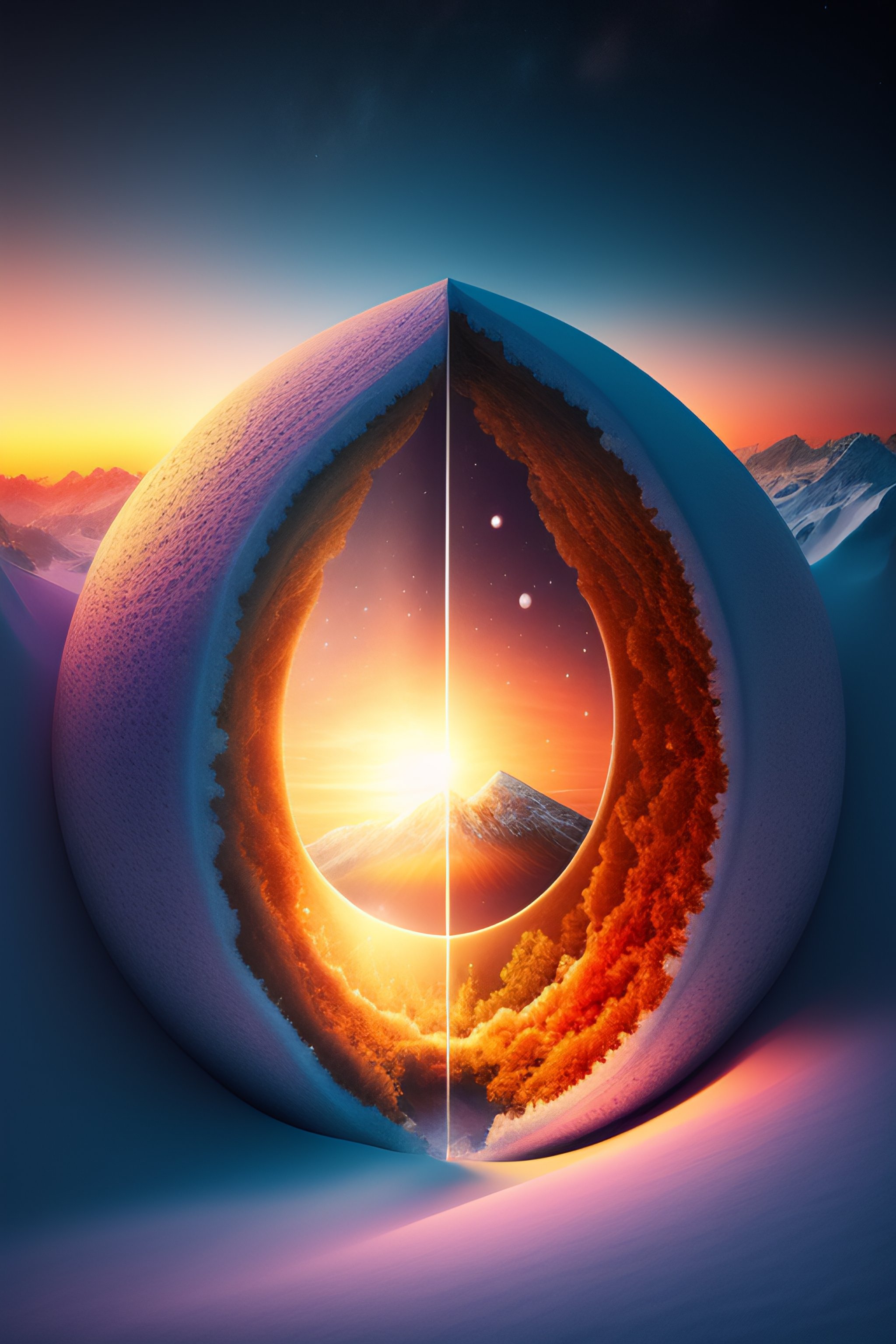 lexica-a-magical-portal-in-the-form-of-an-ovum-inside-a-mountain-in