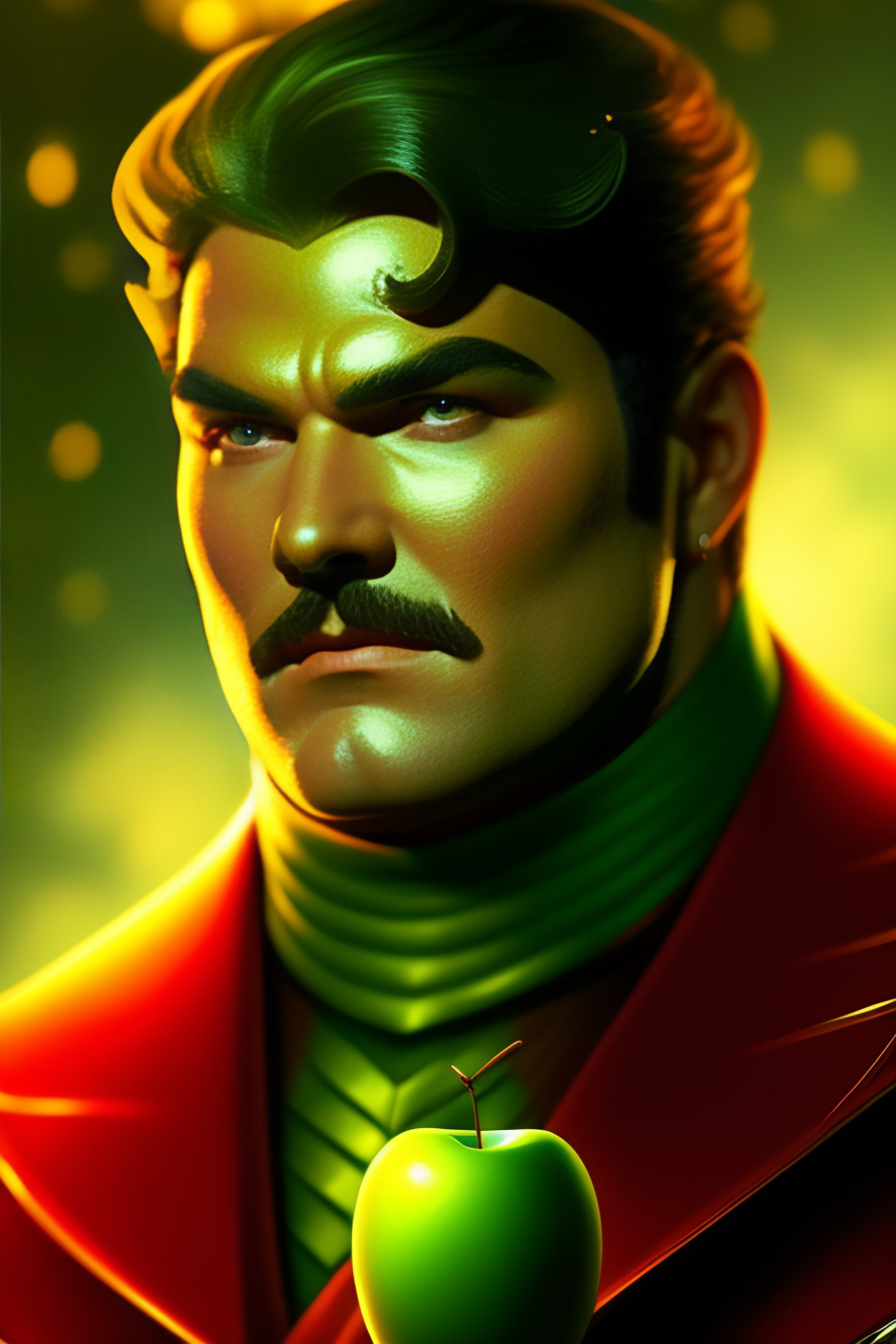 Lexica - The supervillain was a short, rotund figure with a round face ...