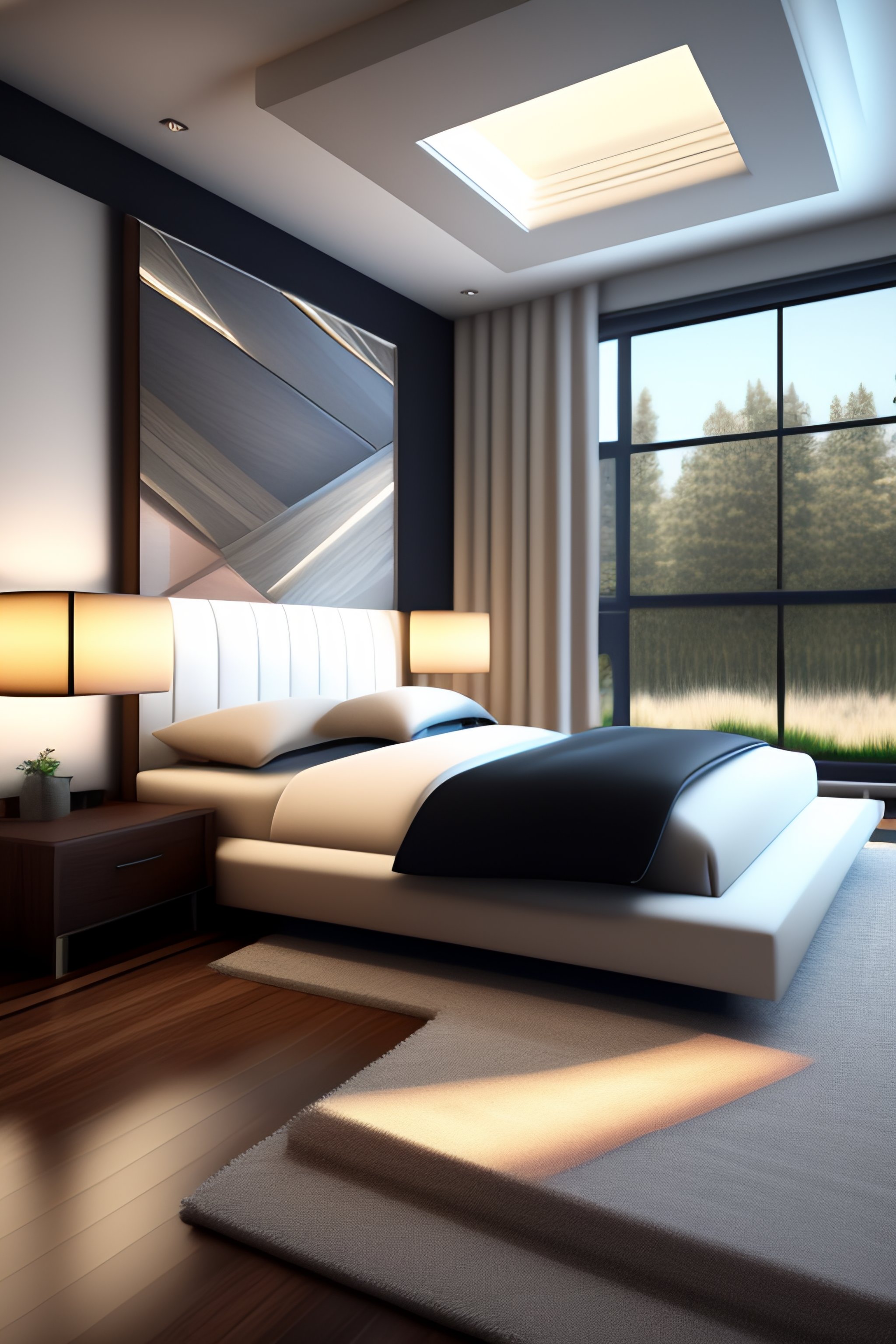 Simple Master Bedrooms With Tv