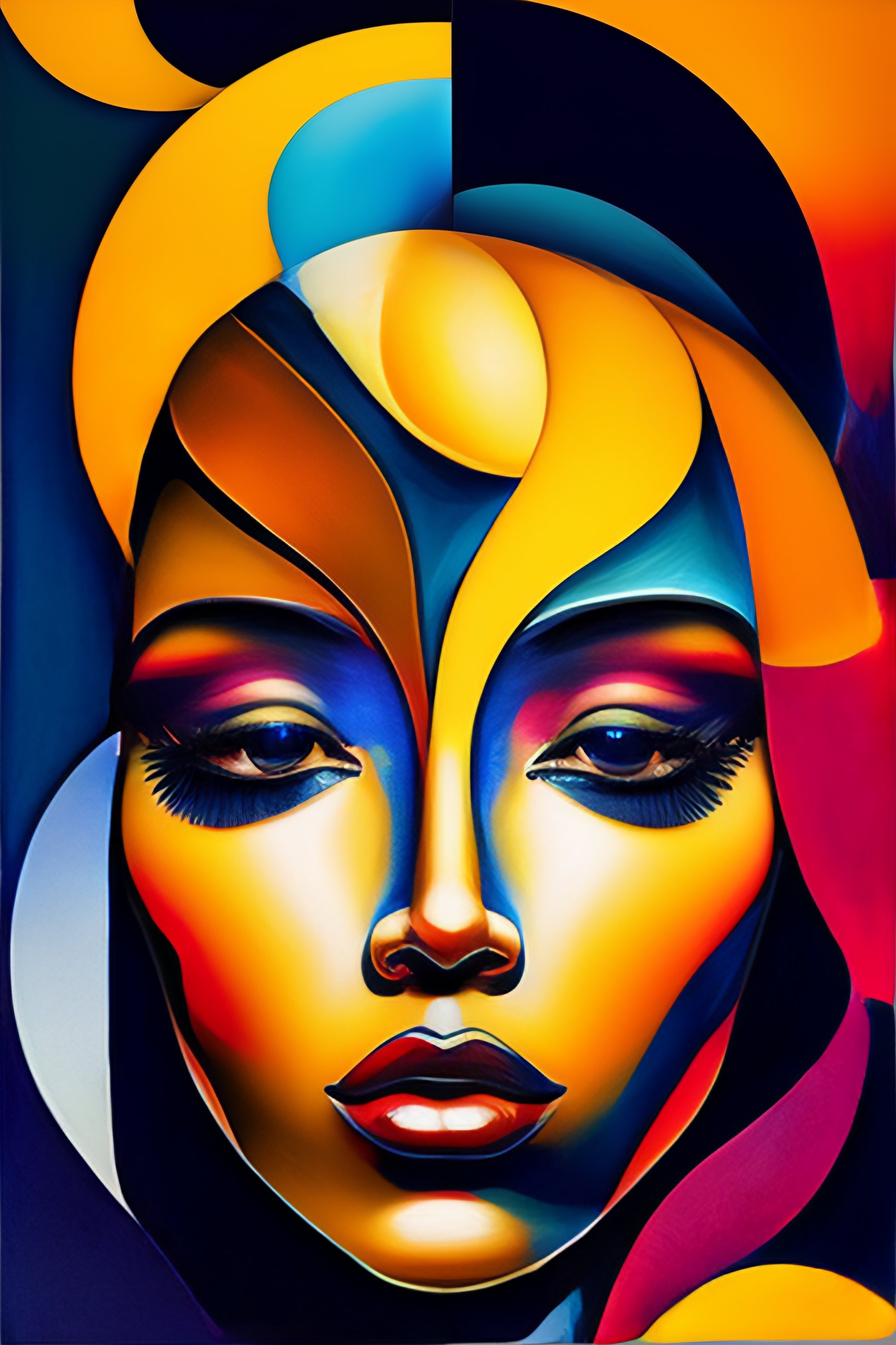 Lexica - Angels portrait close up Wlad Safronow asymmetric Kanō Eitoku ...