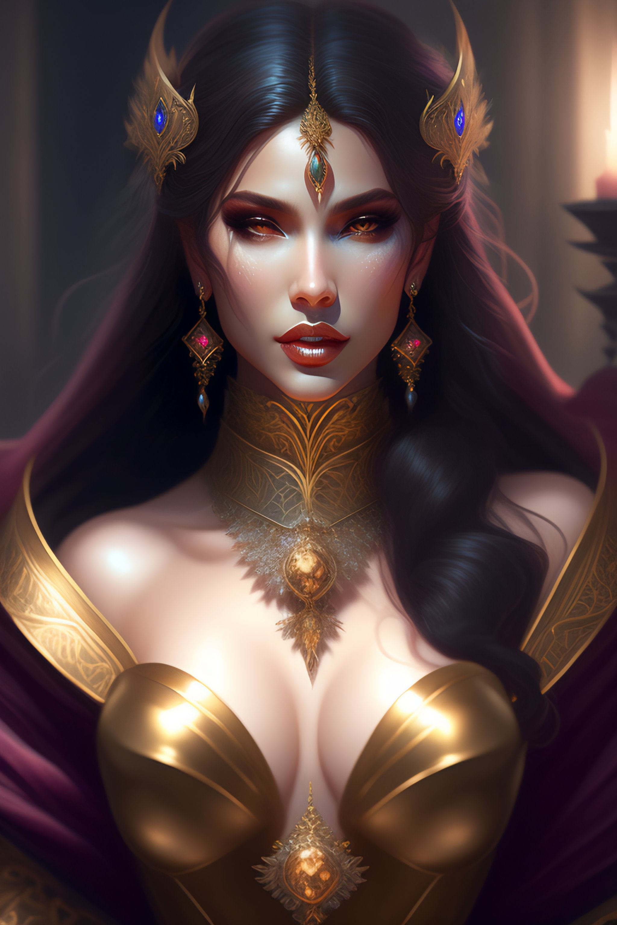 Beautiful vampire queen art