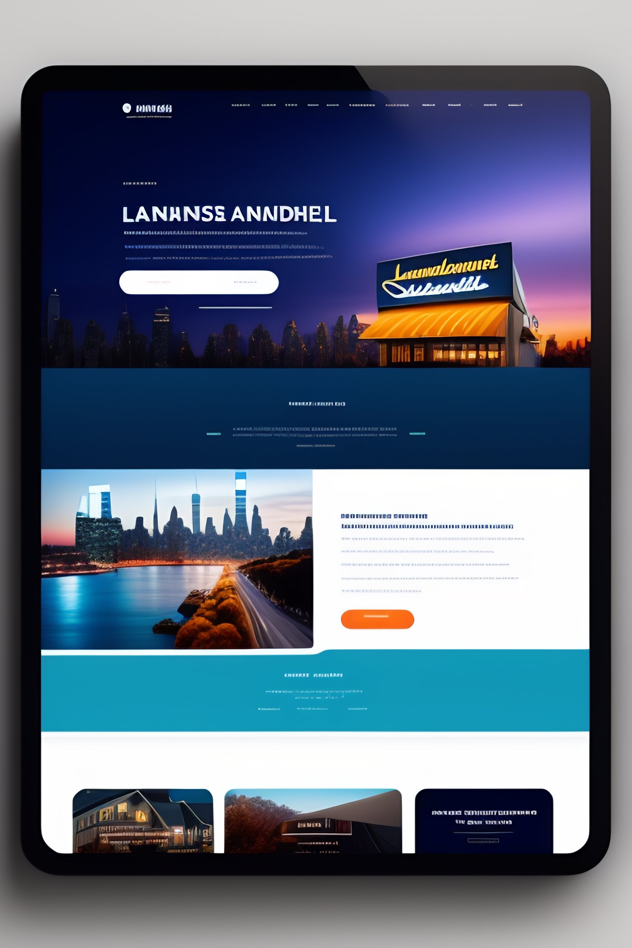 Lexica - Beautiful landing for a modern laundromat website, NYC, design ...