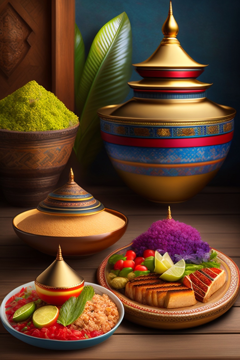 Lexica - Mixed food tradiccional of aztec, china and thailand