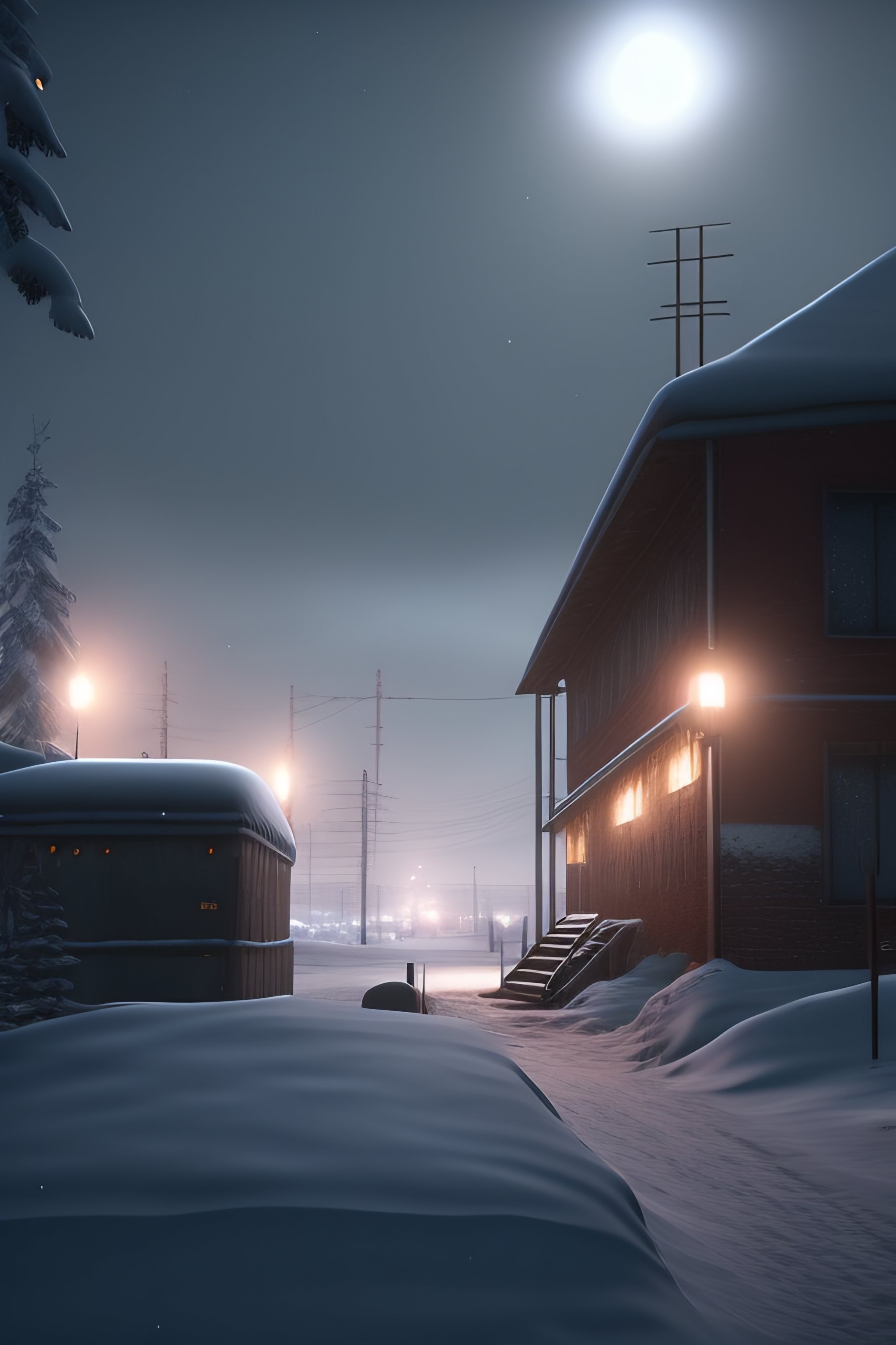 Lexica Escape from Tarkov, ultra realistic, Soviet style, Snowy