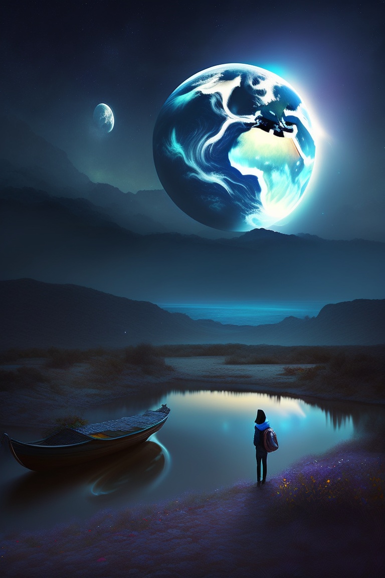 Lexica - Sad moonlight night, sad mood, love breakup