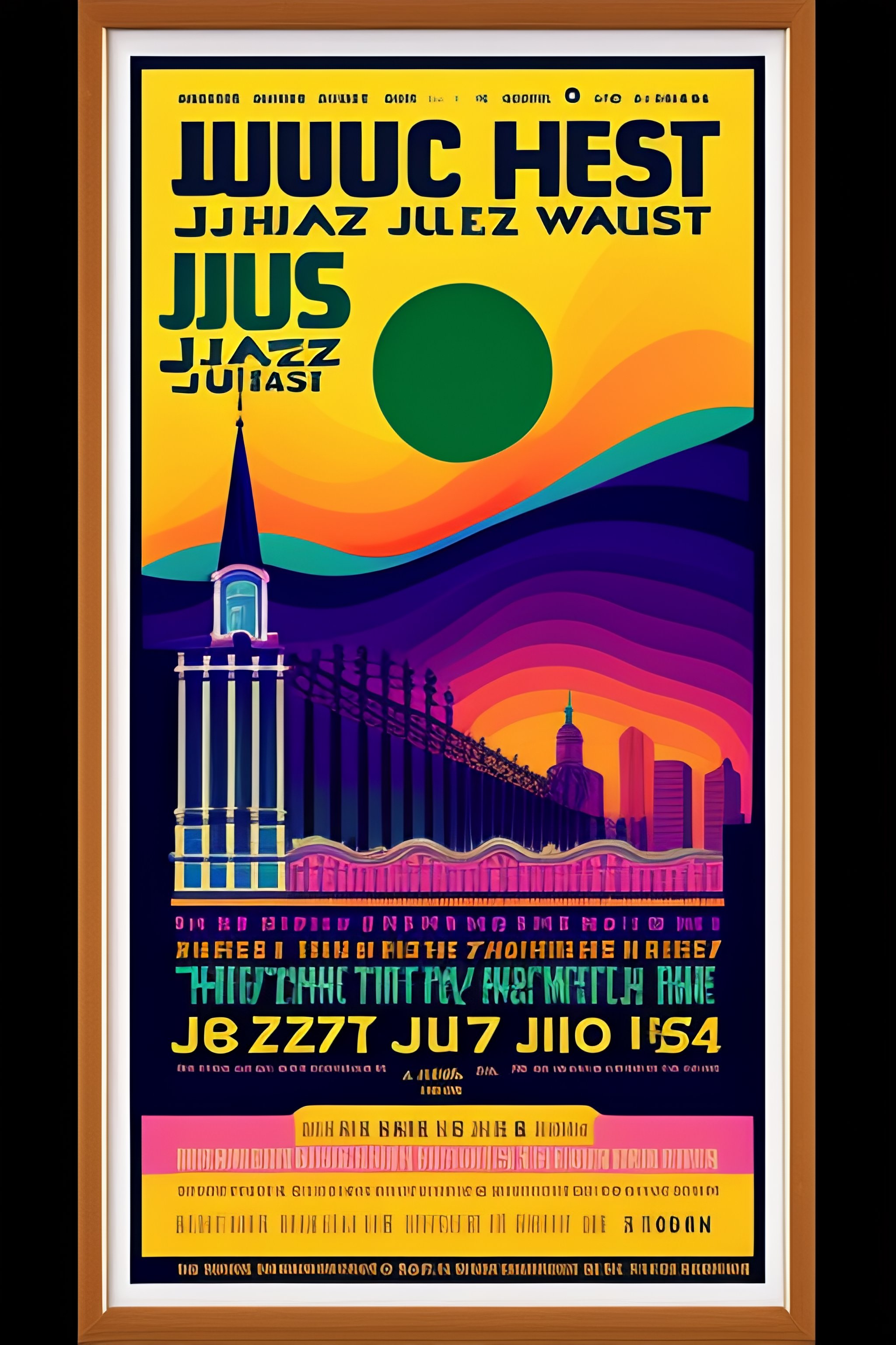 Lexica New orleans jazz fest poster