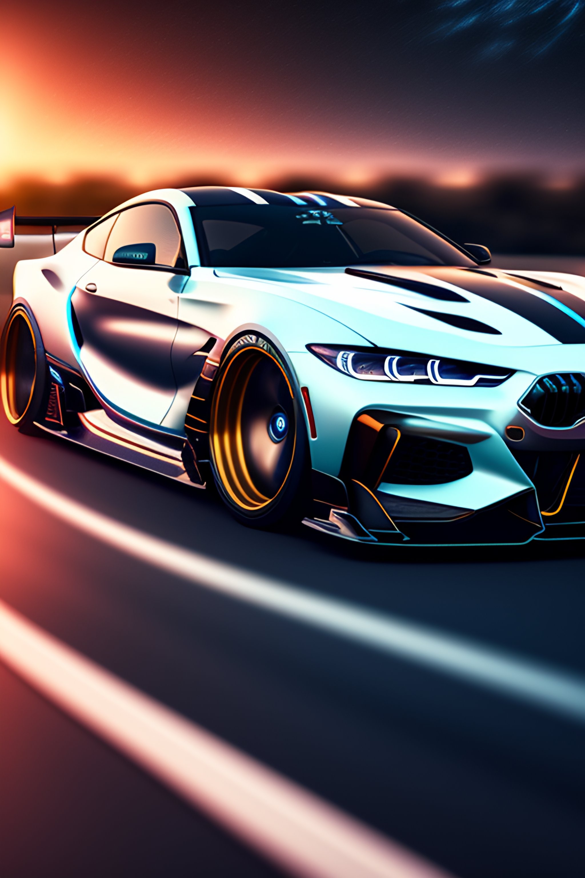 Lexica - Luxury sports car , mystic aura , glowing , rim lighting , 4k ...