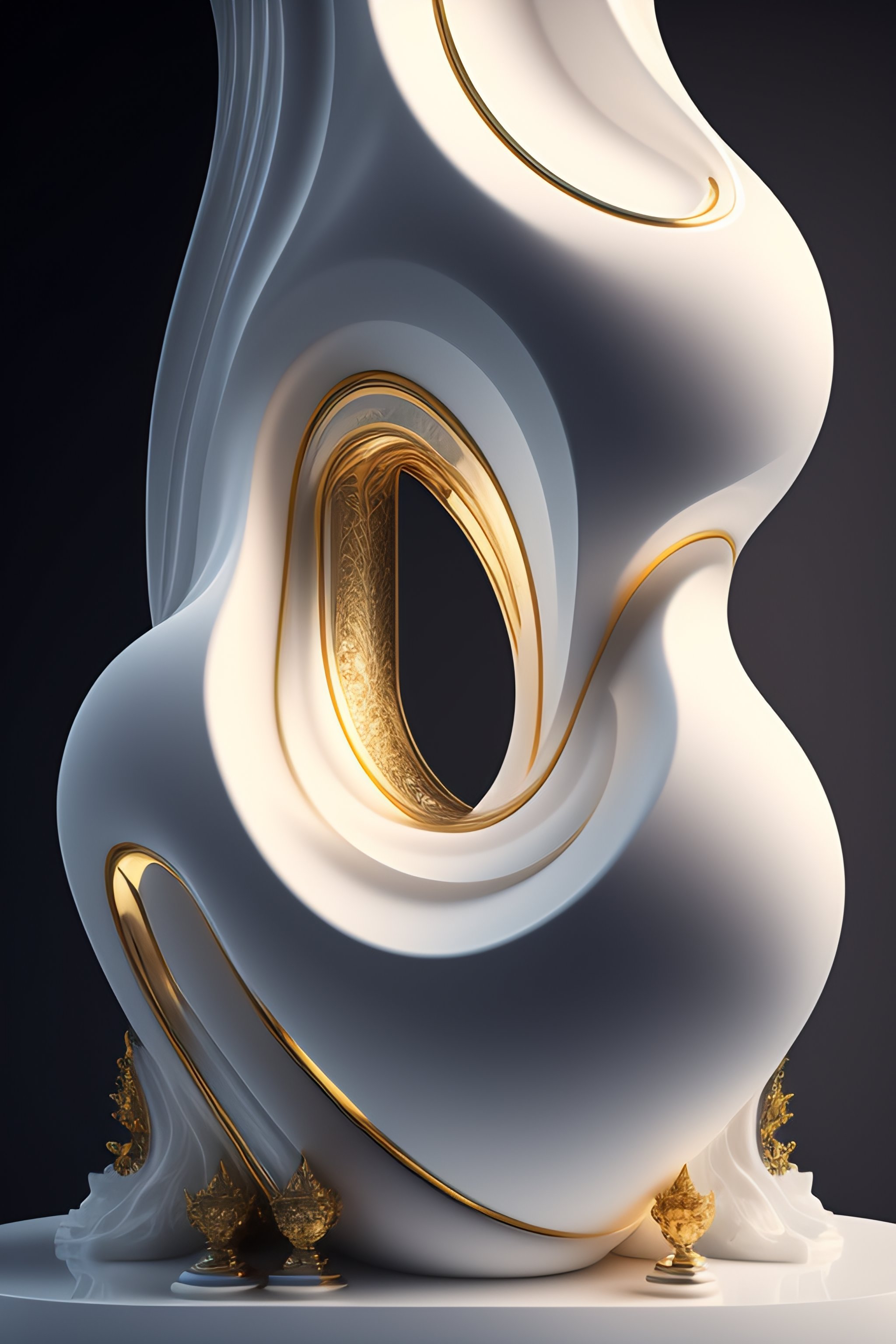 Lexica - Formalistic sculptures from marble, form the word ENNIO ...