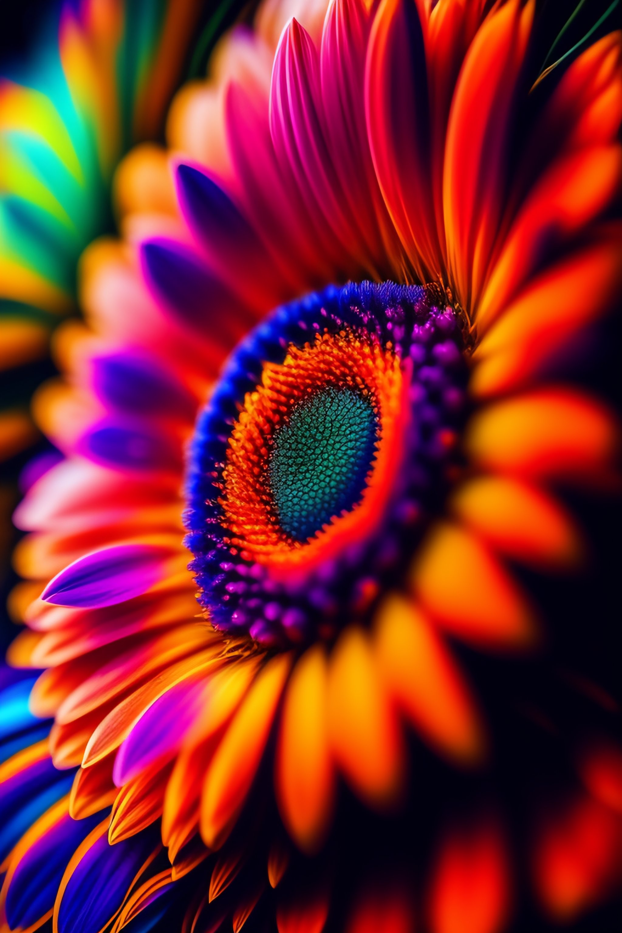 Lexica - Beautiful flowers,psychedelic,vibrant,sharp focus,photography ...