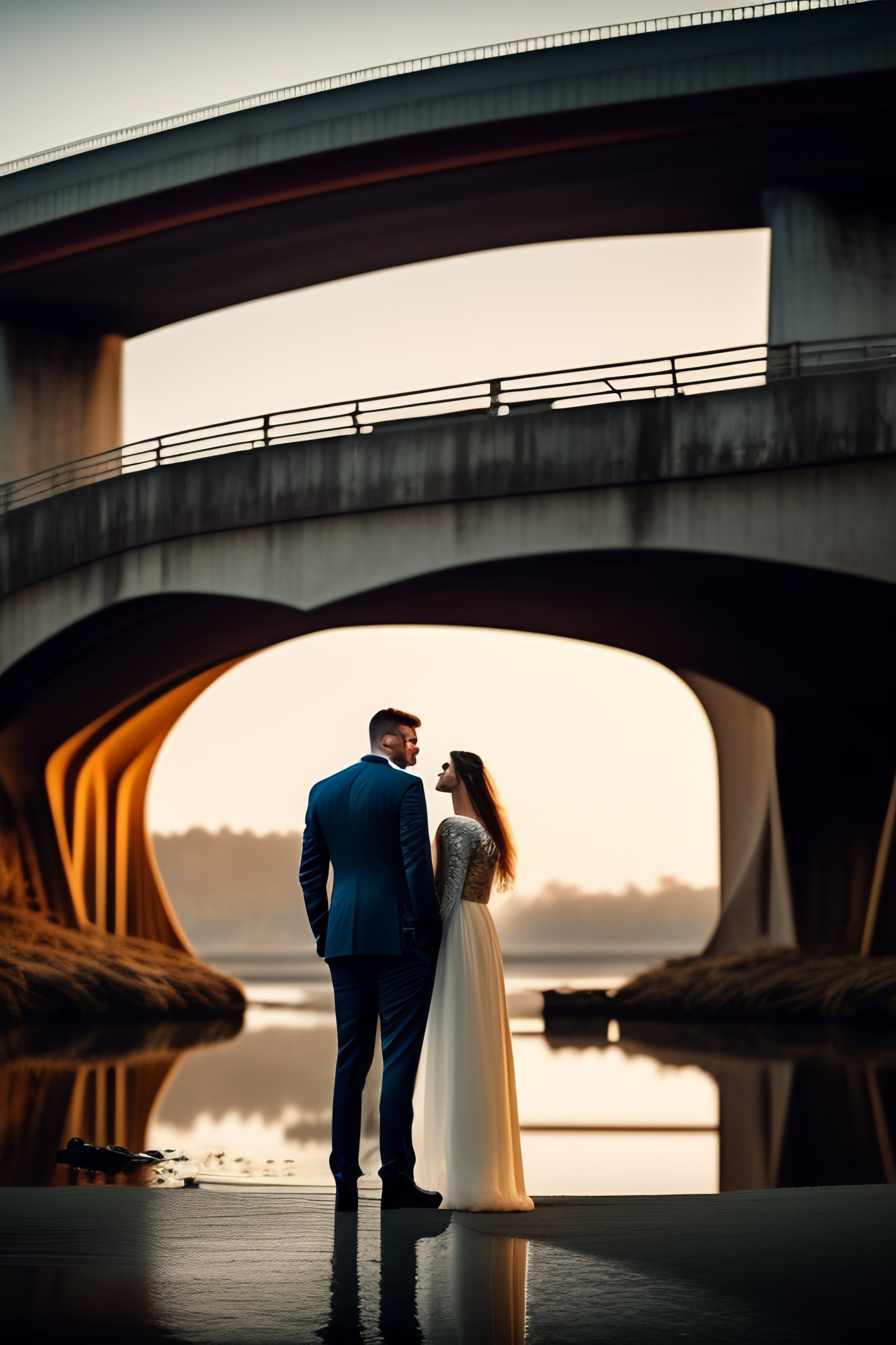 Lexica - A man and his girlfriend under the bridge