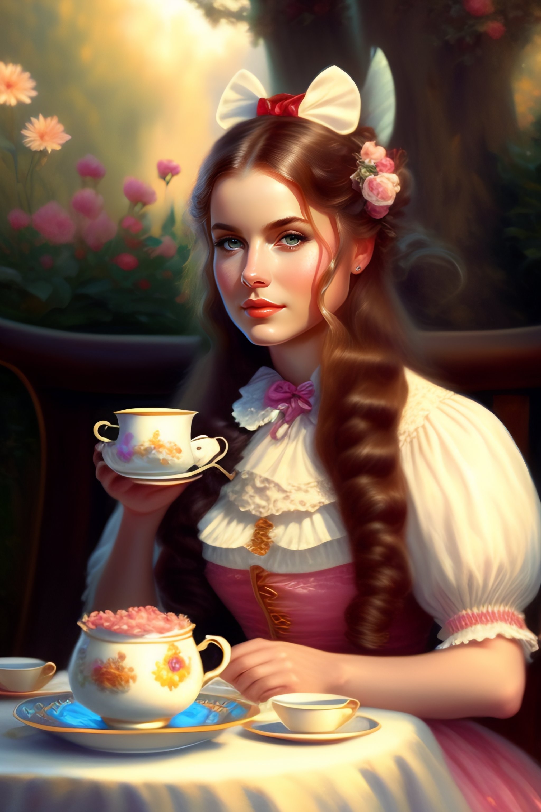 ArtStation - Alice in Wonderland Tea Party