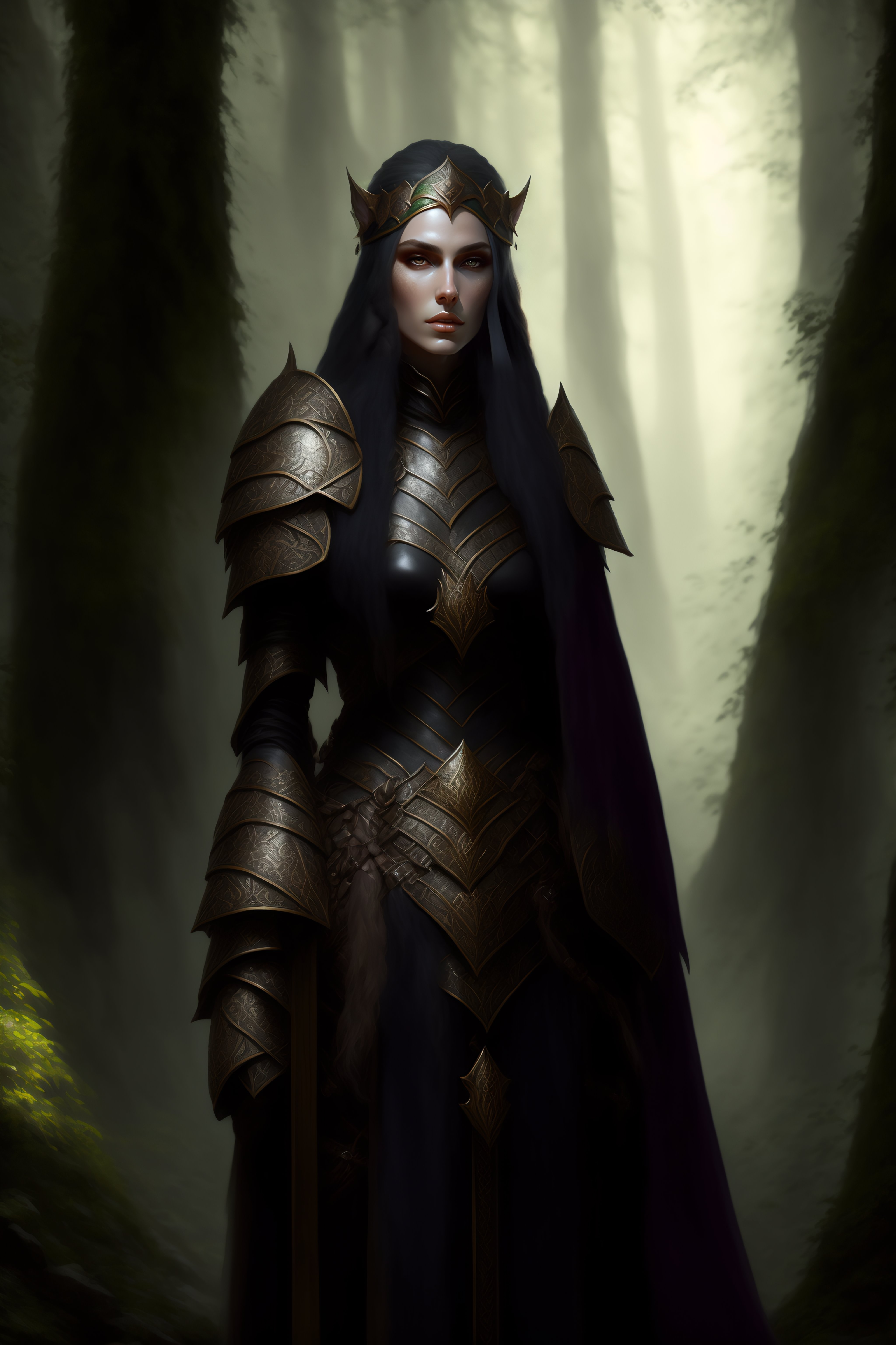 Lexica - Dungeons and dragons forest elf character, tomb cleric, full ...