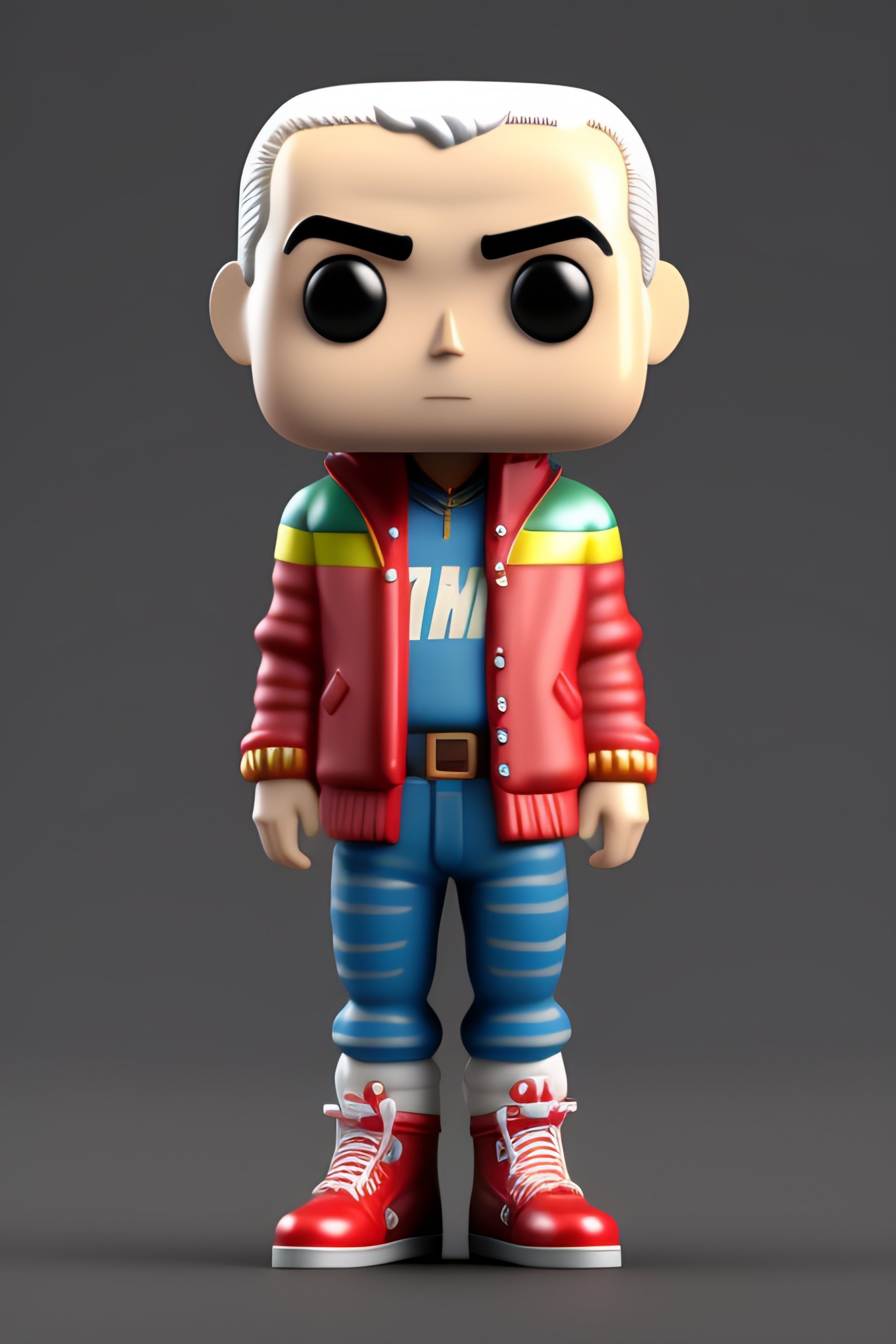 Lexica Full body 3d render of funko pop Chainsaw Man