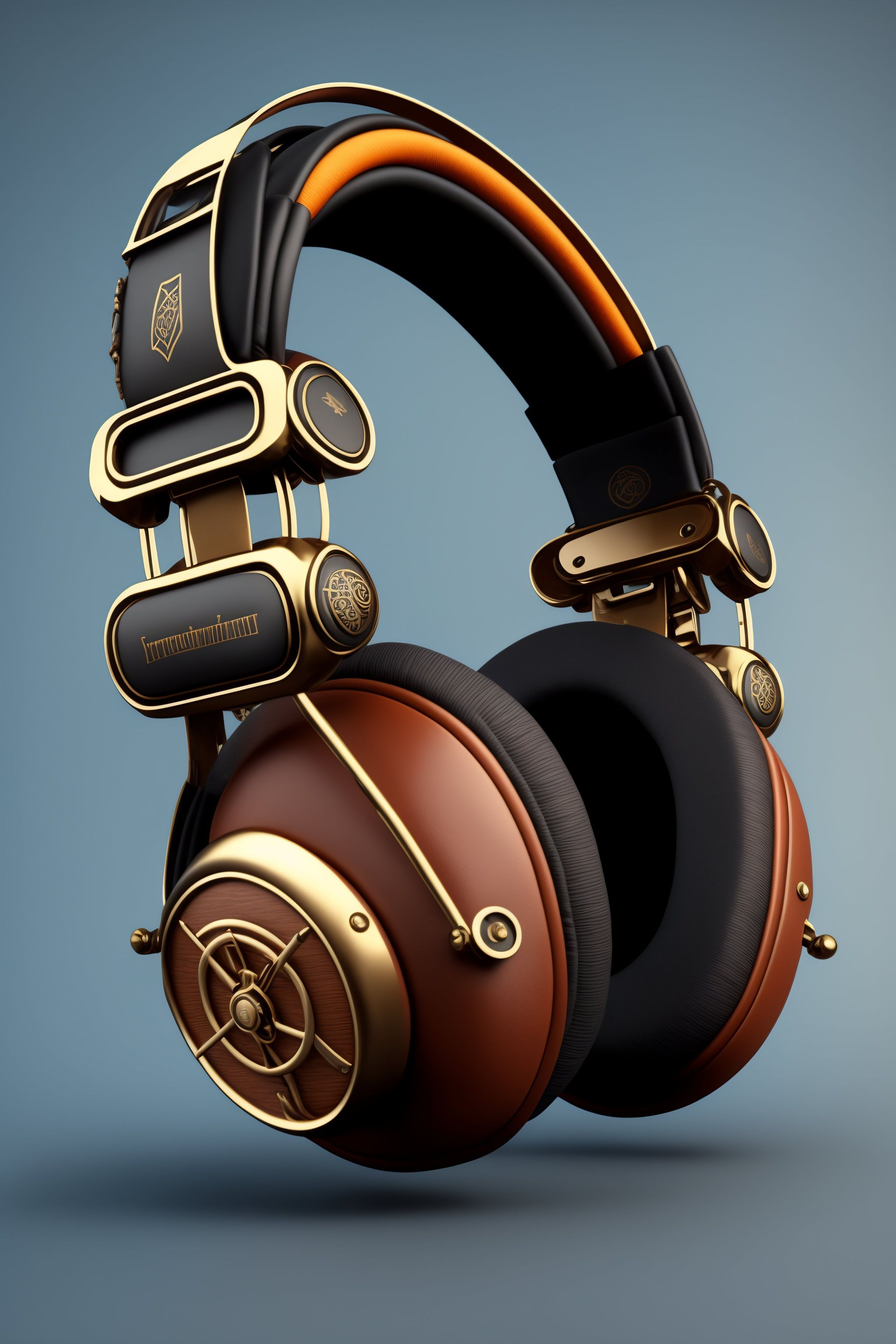 Lexica - Steampunk headphones