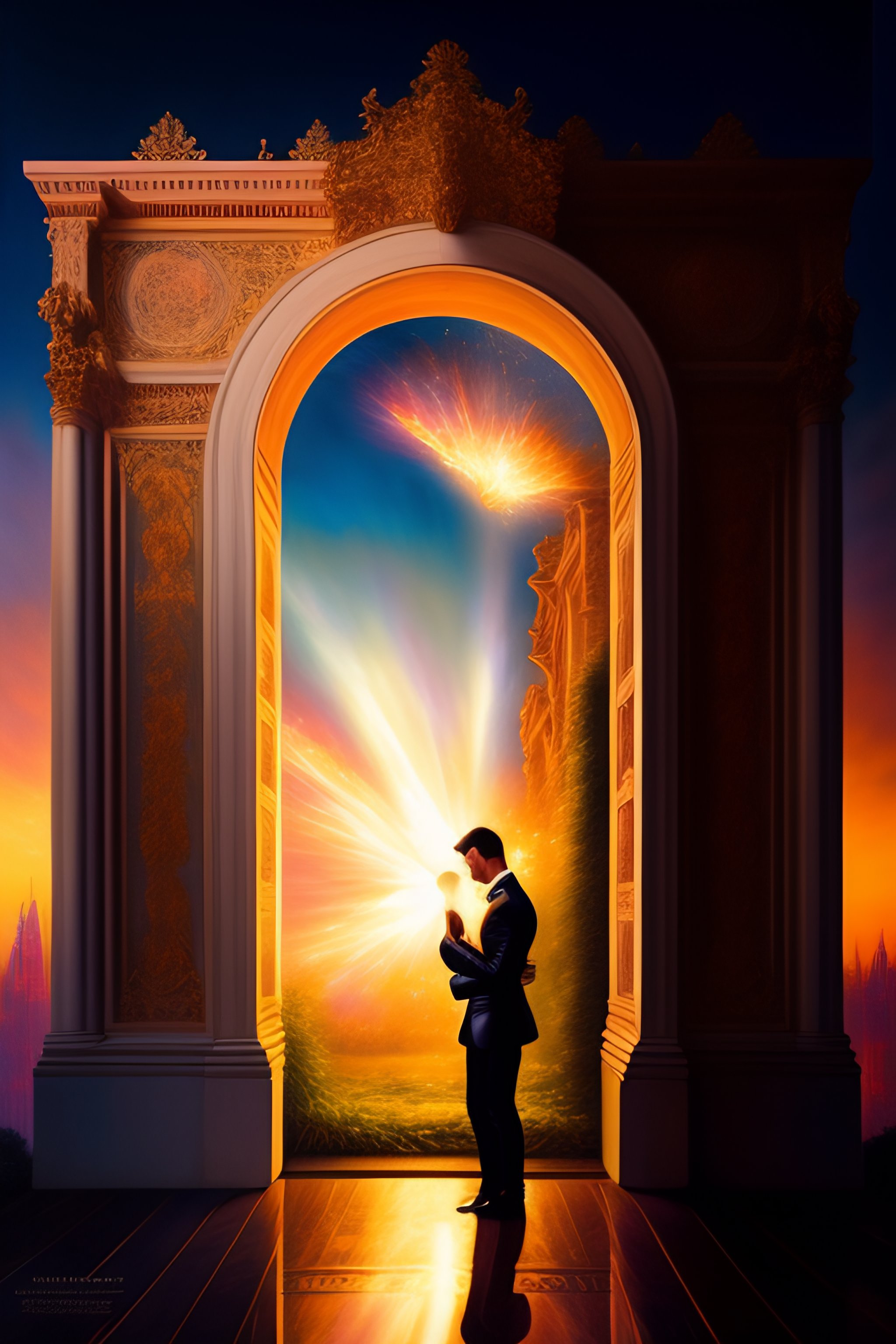 Lexica - Painting of a short hair girl and man falling in love, kissing ...
