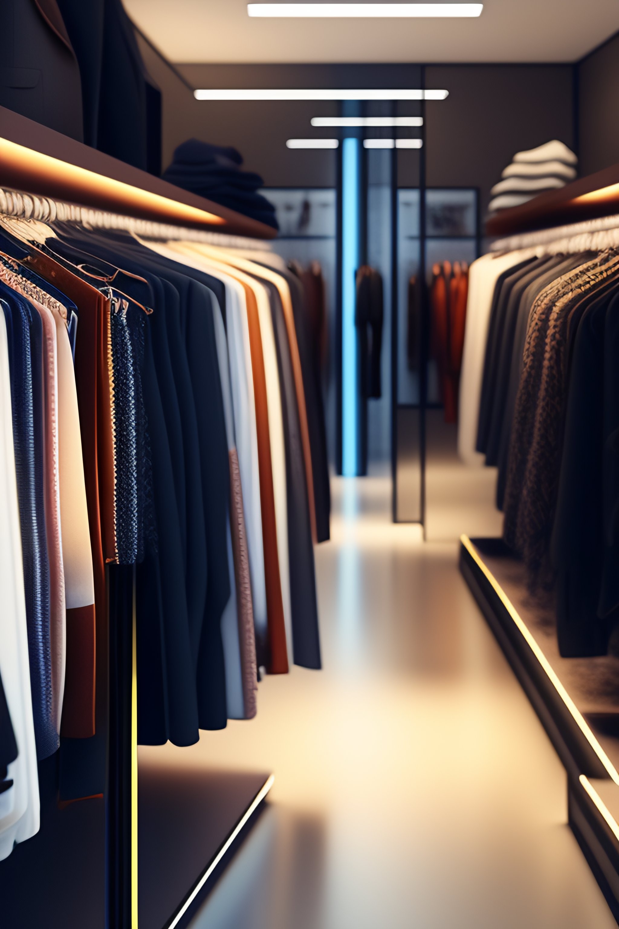 Lexica Realistic high definition clothing stores in the metarverse