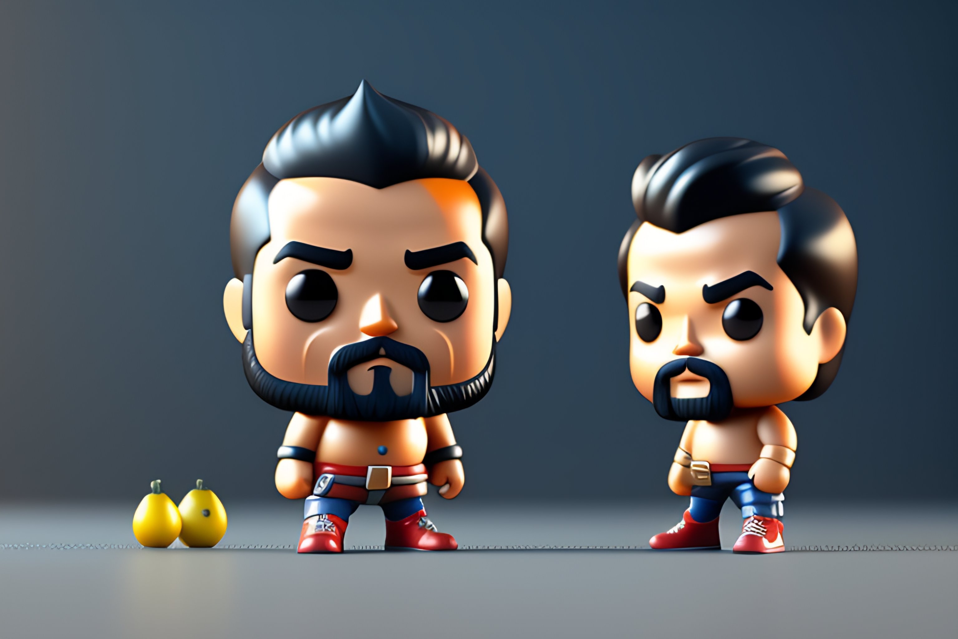 Lexica - Full body 3d render of funko pop ivan jimenez pereda