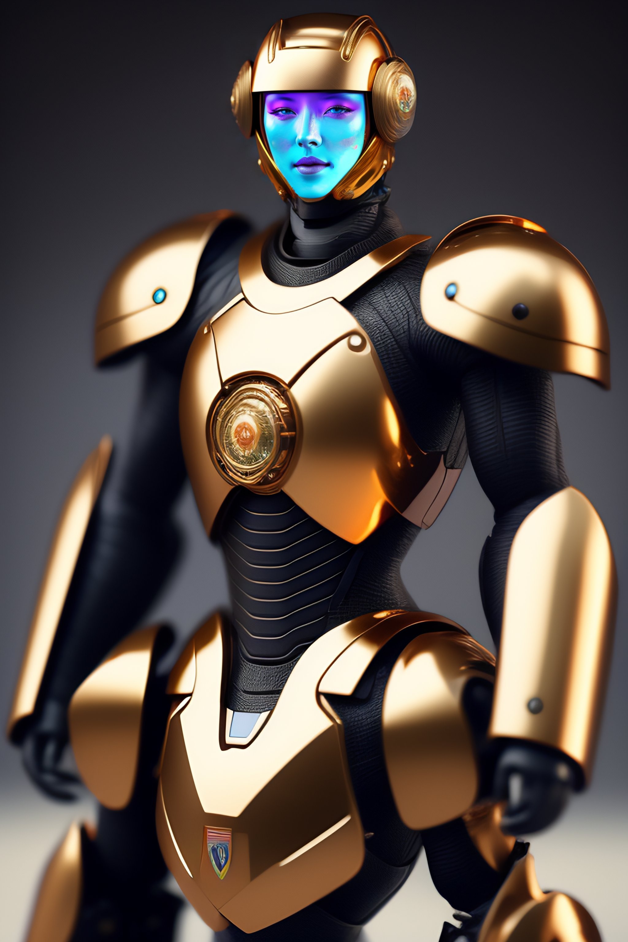 Lexica - Humanoid android with leather skin