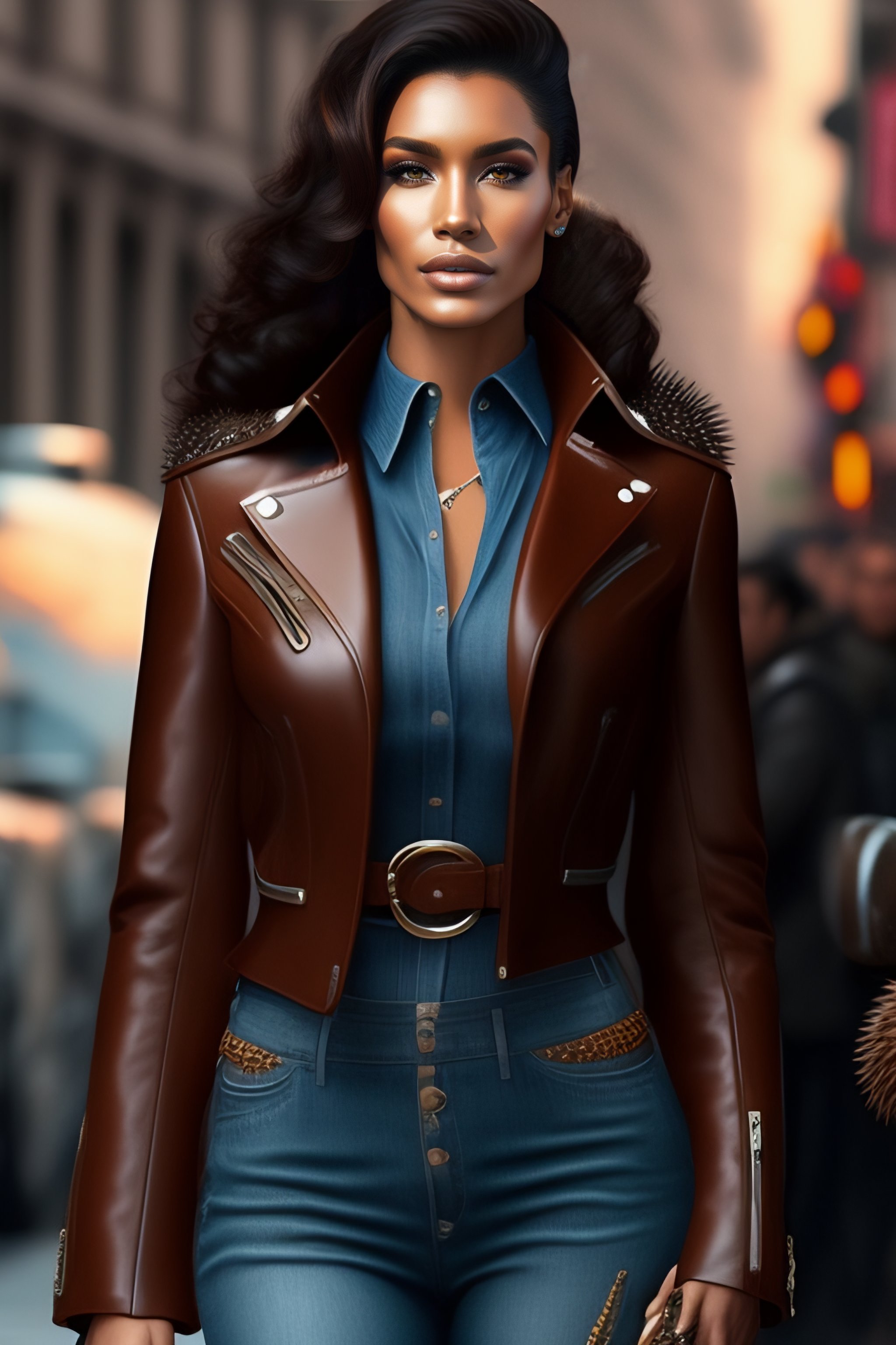 Beautiful leather clearance jacket