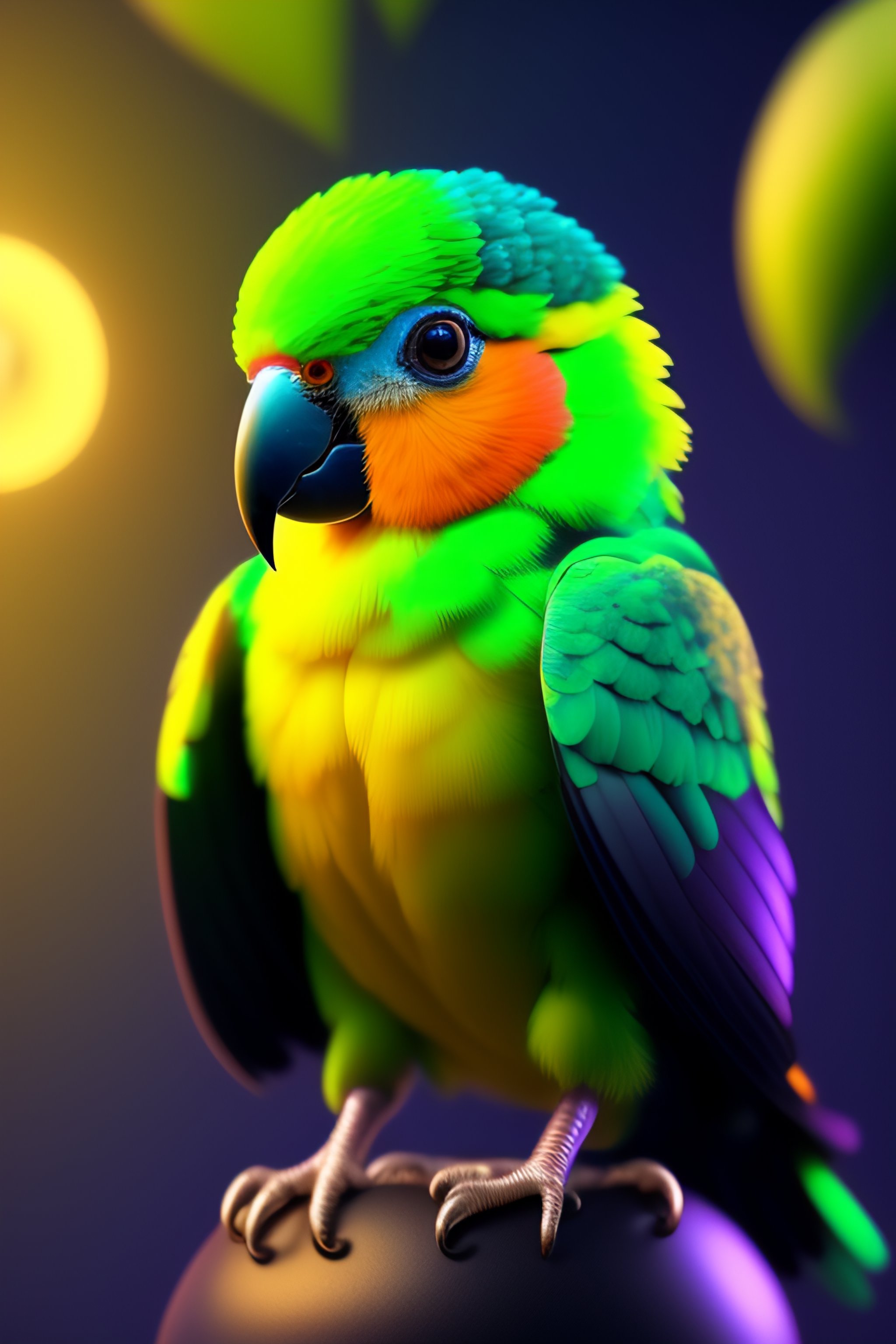 Green deals parrot baby