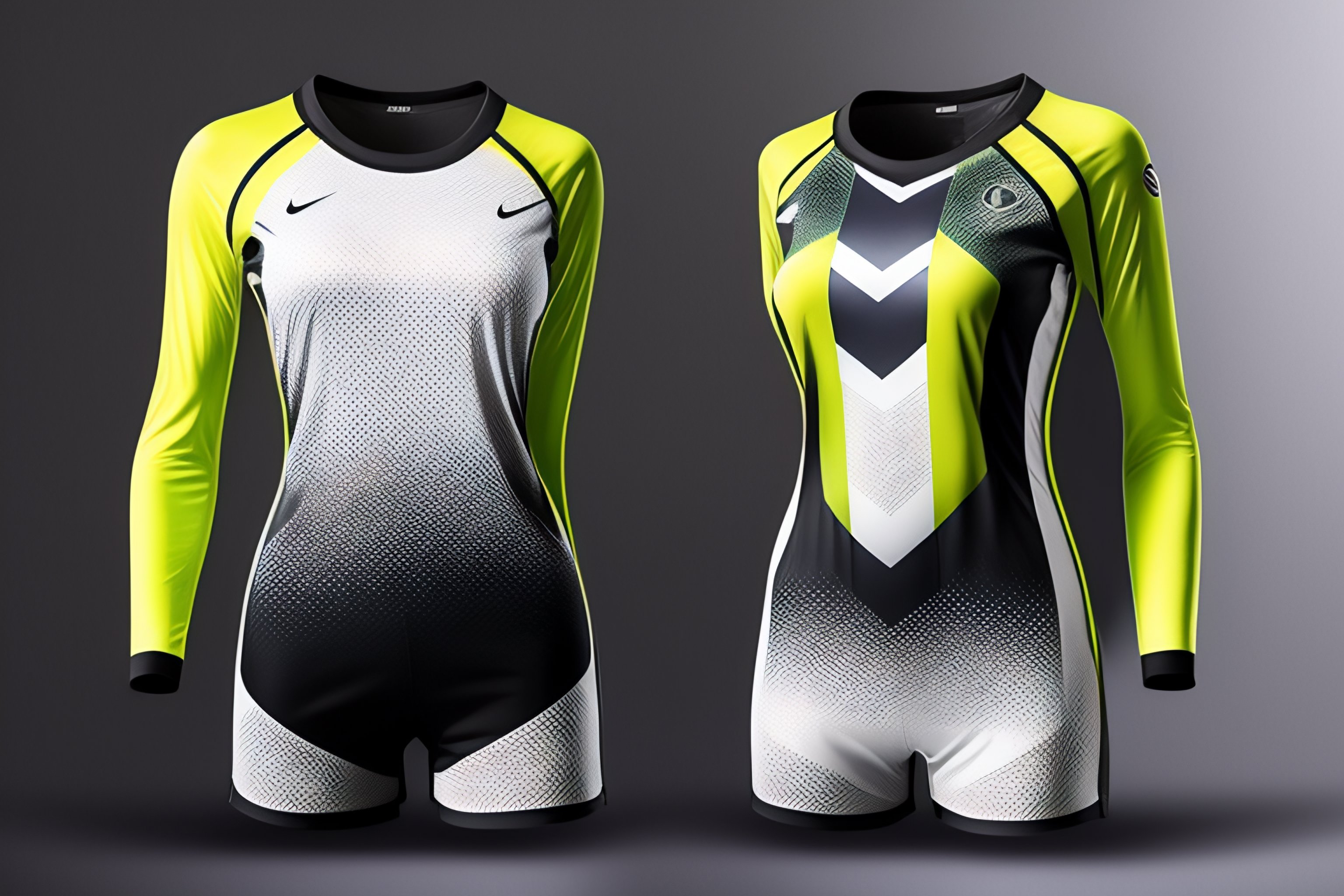 Lexica - 3d soccer halftone long tanktop+leggings shema pattern