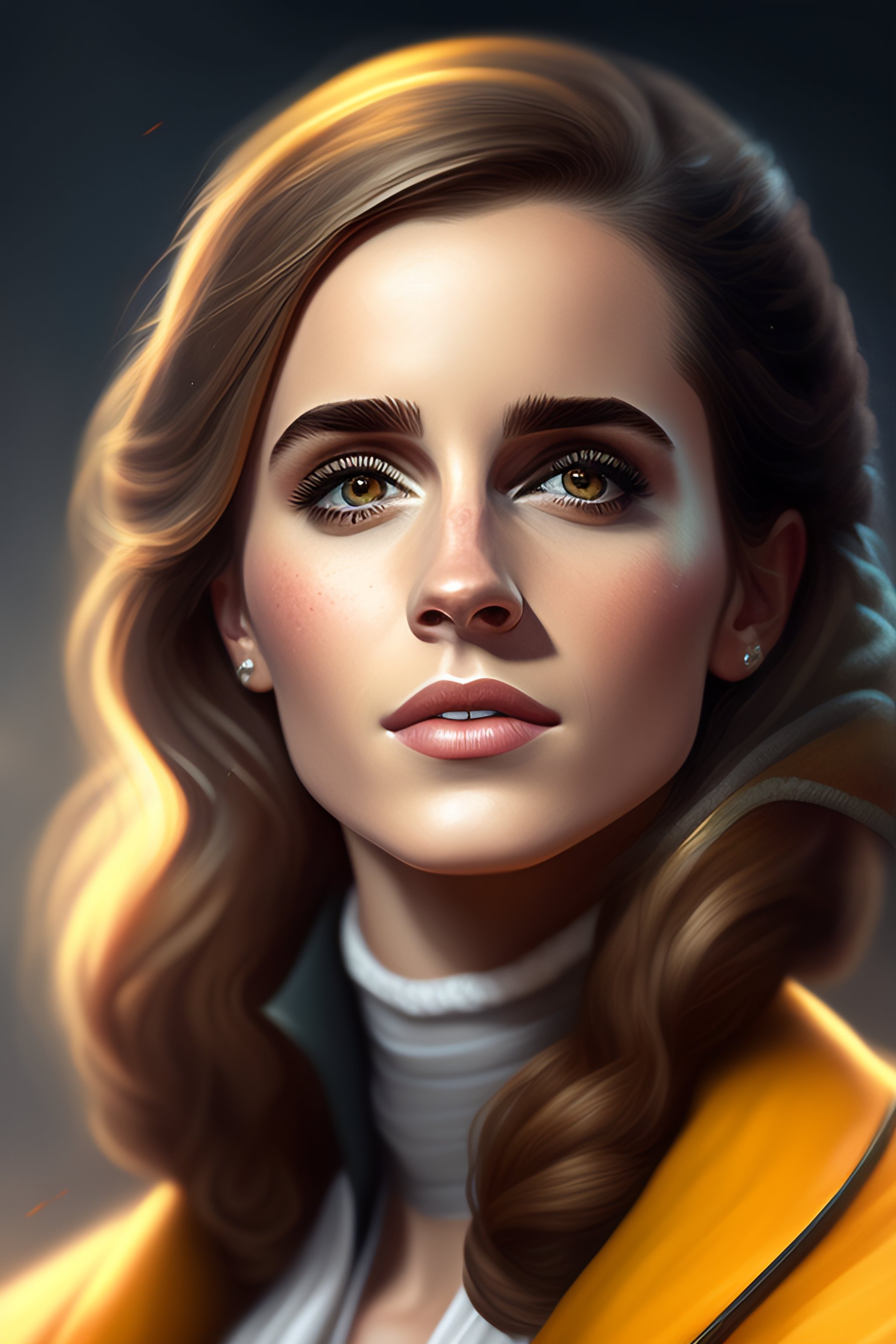 Lexica - Tania bann as emma watson princess, digital painting ...