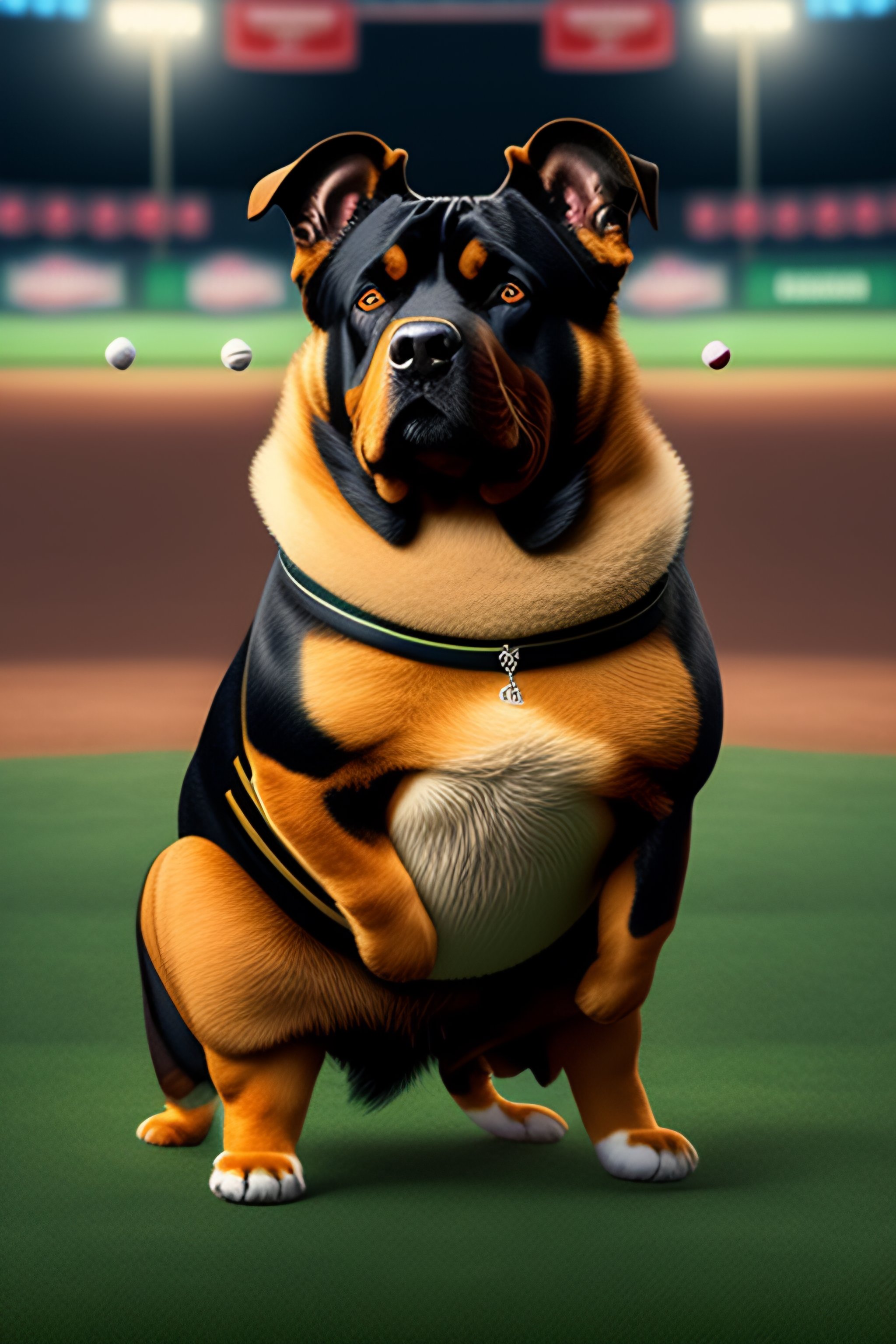 Lexica - the rottweilers of california baseball uniform team mockup