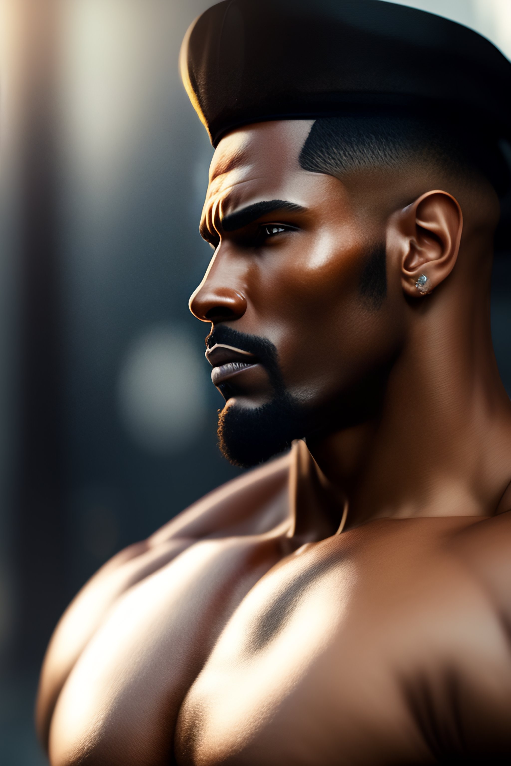 Lexica - Hyper realistic animation of a masculine man with rough ...