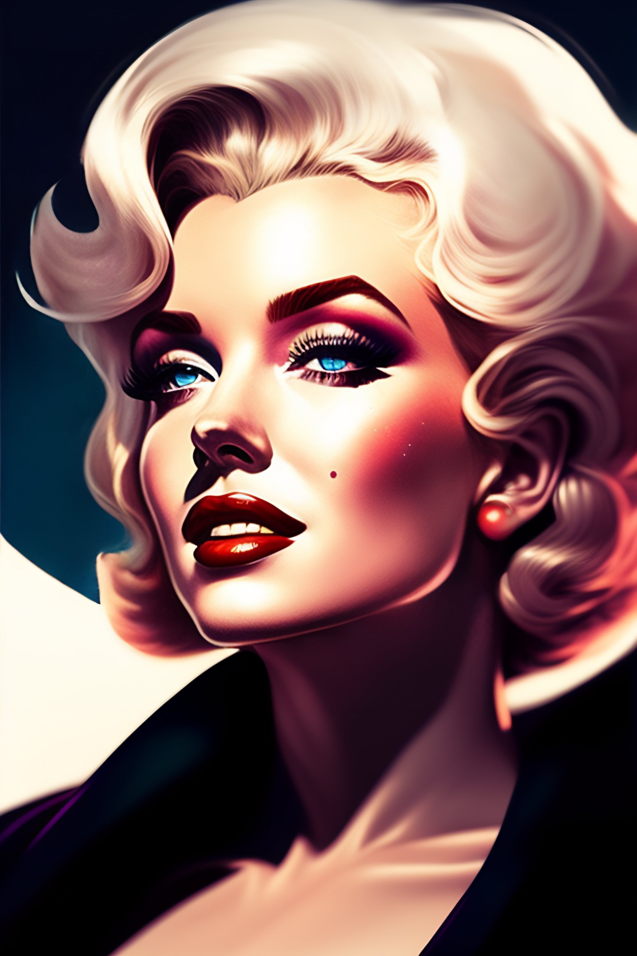 Lexica - Marilyn monroe, manga cover art, detailed color portrait,  artstation trending, 8 k, greg rutkowski