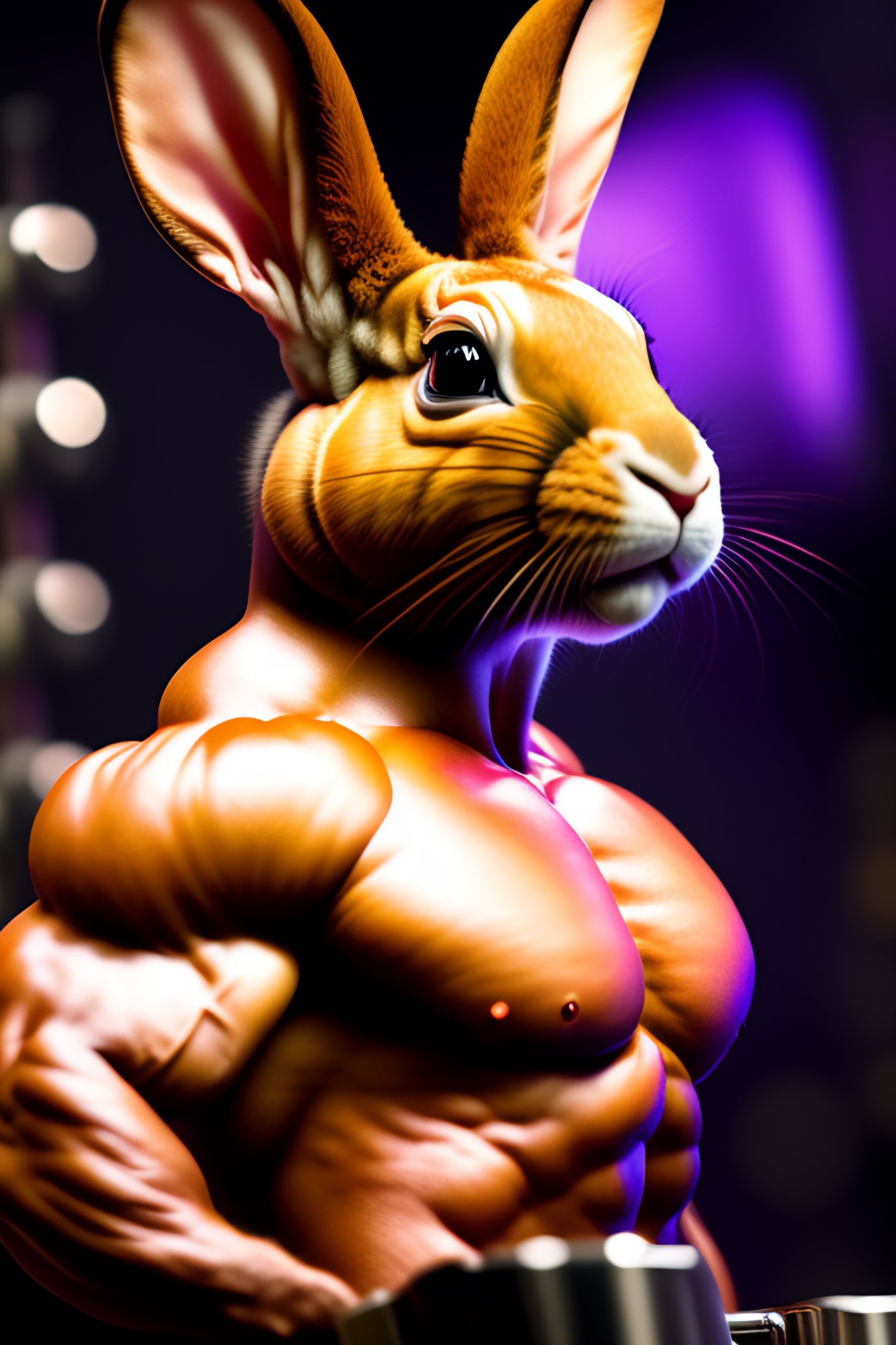 Lexica - A female muscle rabbit