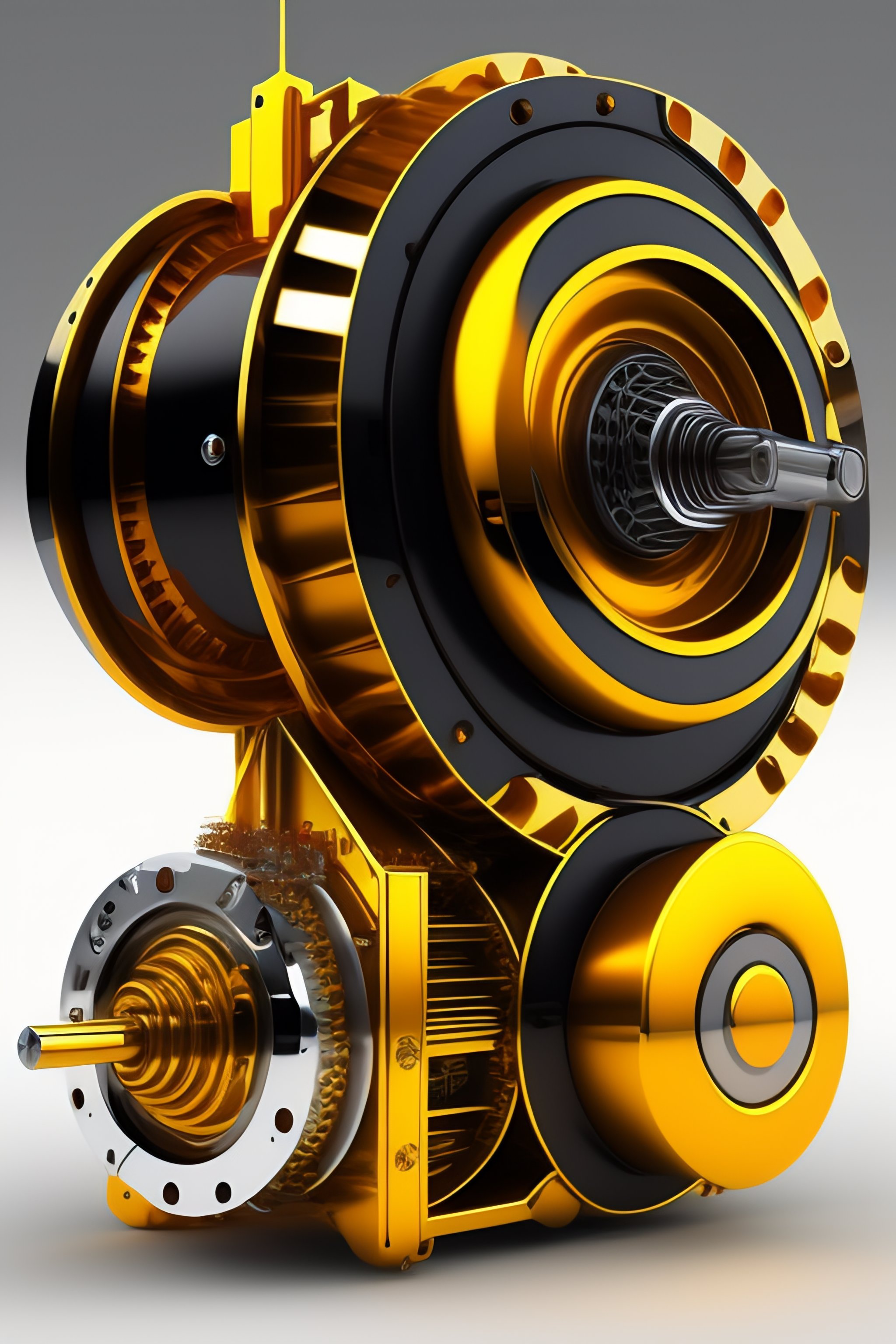 Lexica A mechanical art generator cad gear modern design engineering