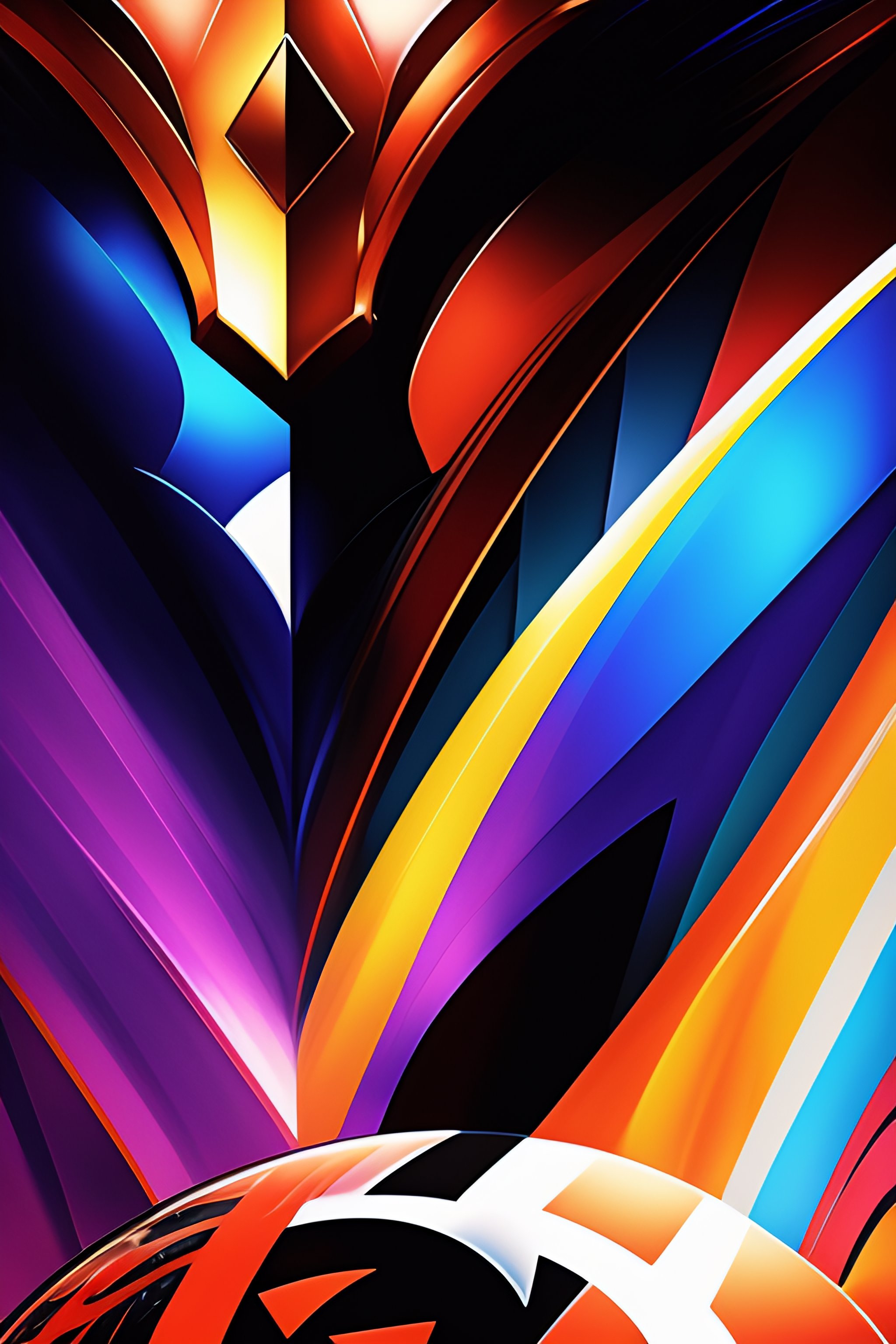 Lexica - Abstract Marvel Comics Poster