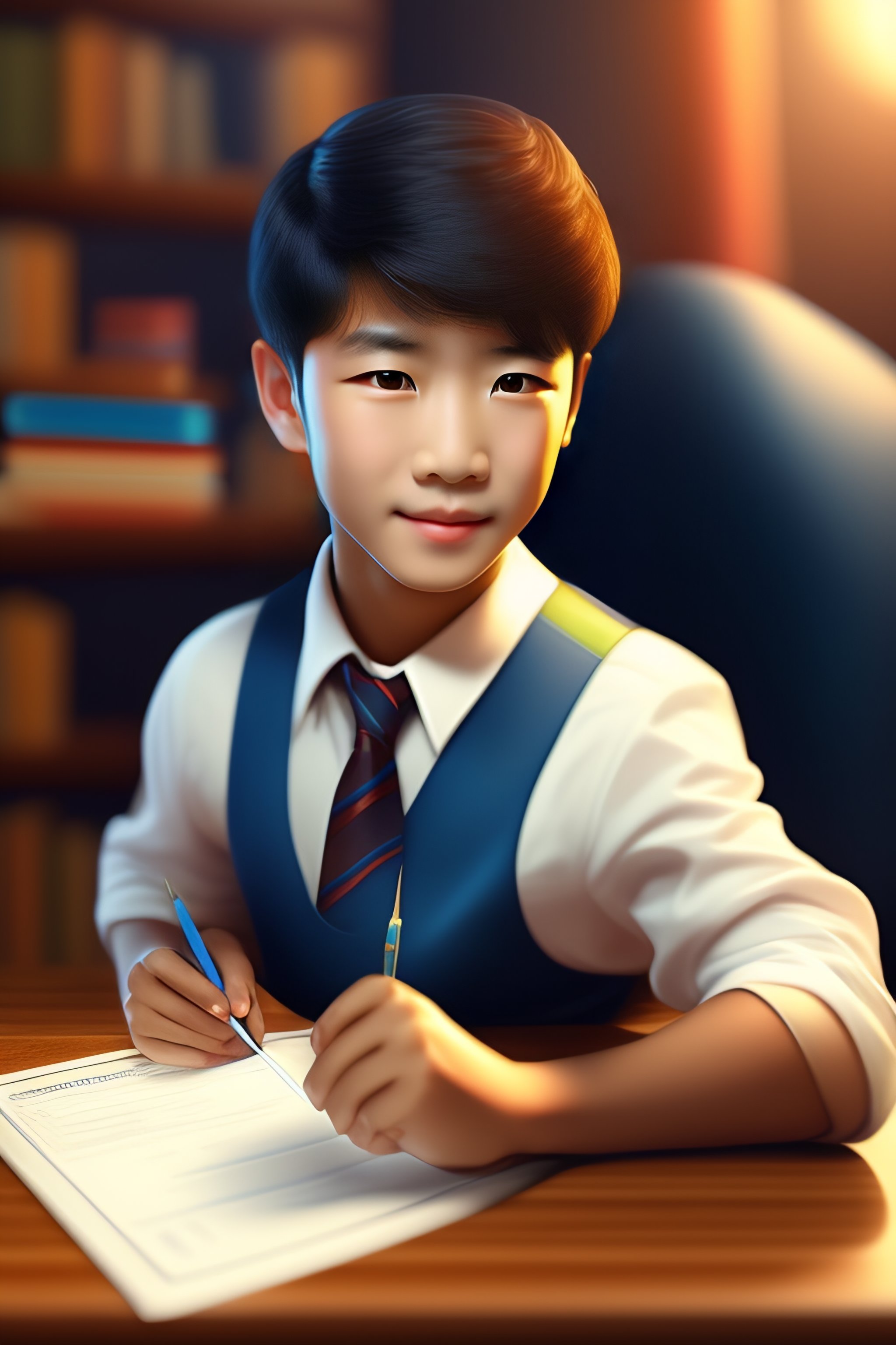 Lexica - Board game character, man a student who studies at school age ...