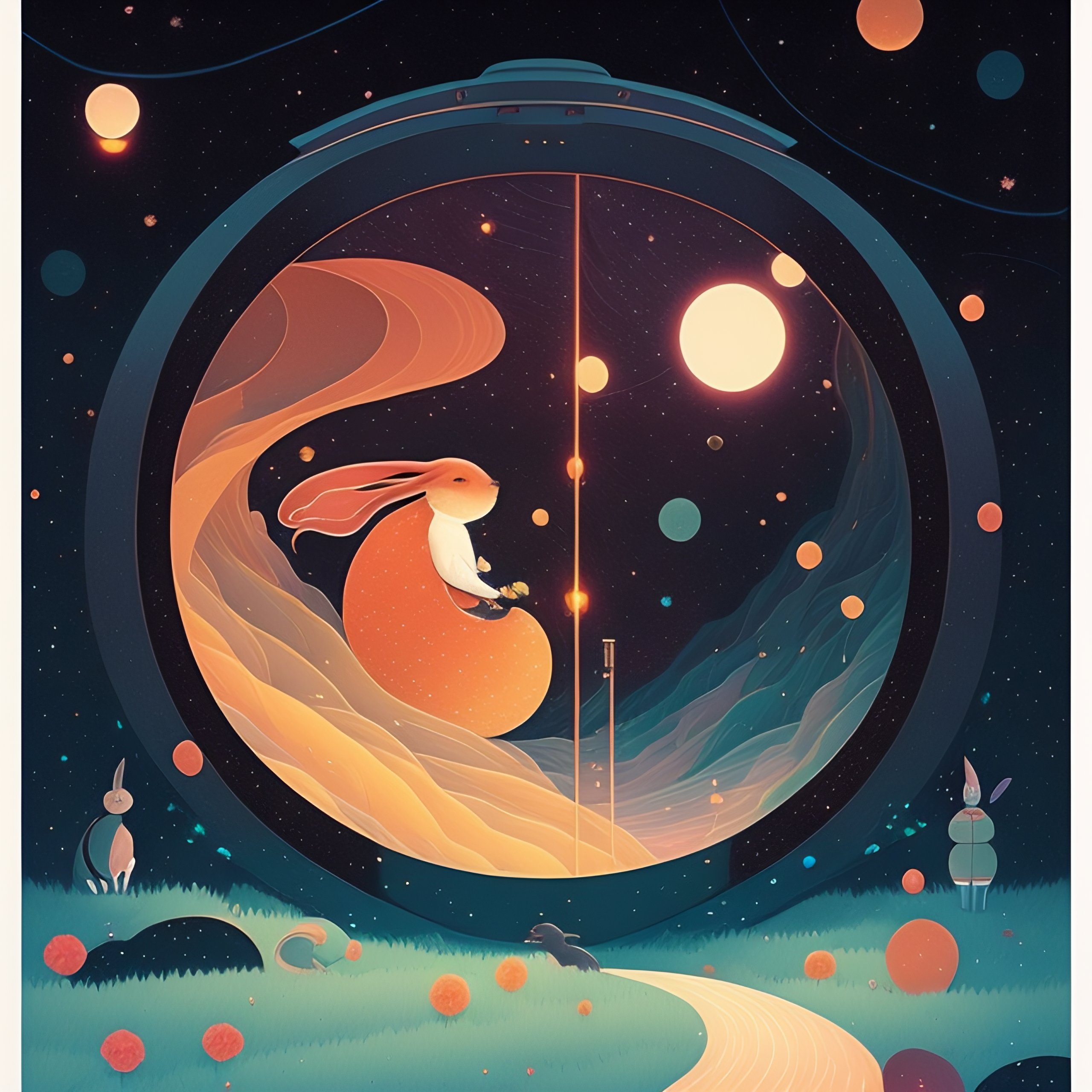 Lexica - A rabbit full of hope, looking for a black hole in an infinite ...