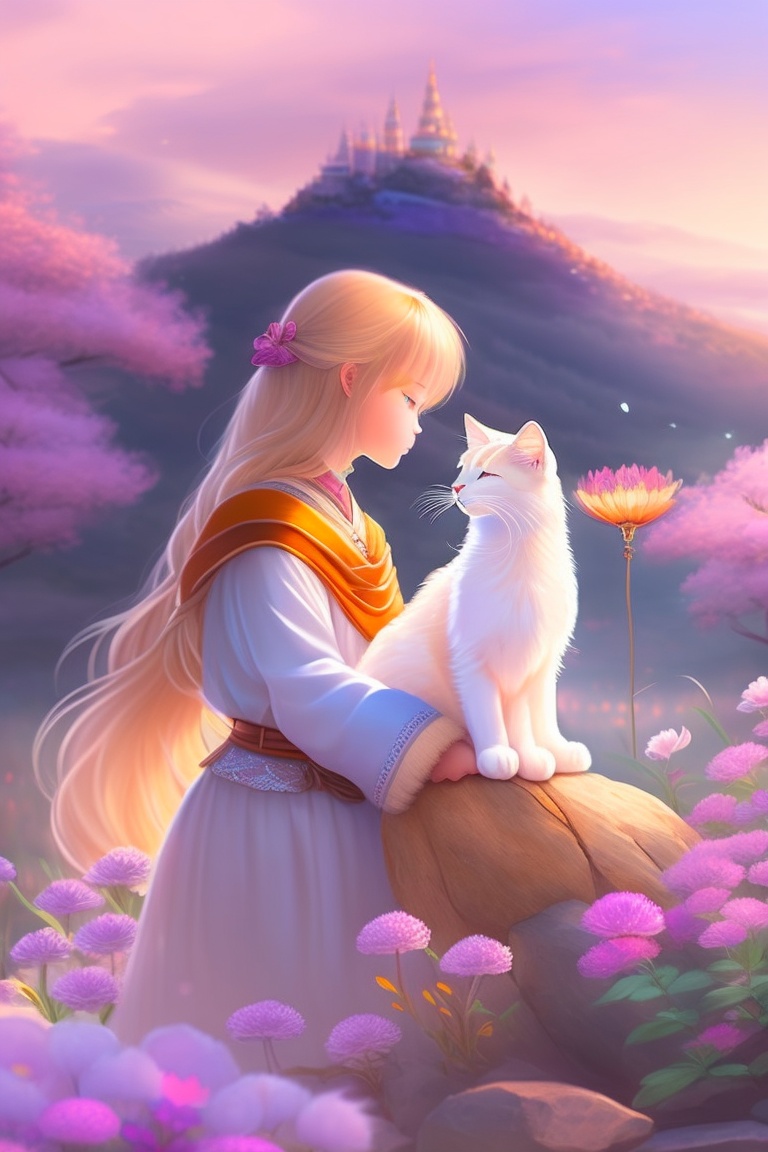 Lexica - Convey their resilience in a touching image, with Little cat ...