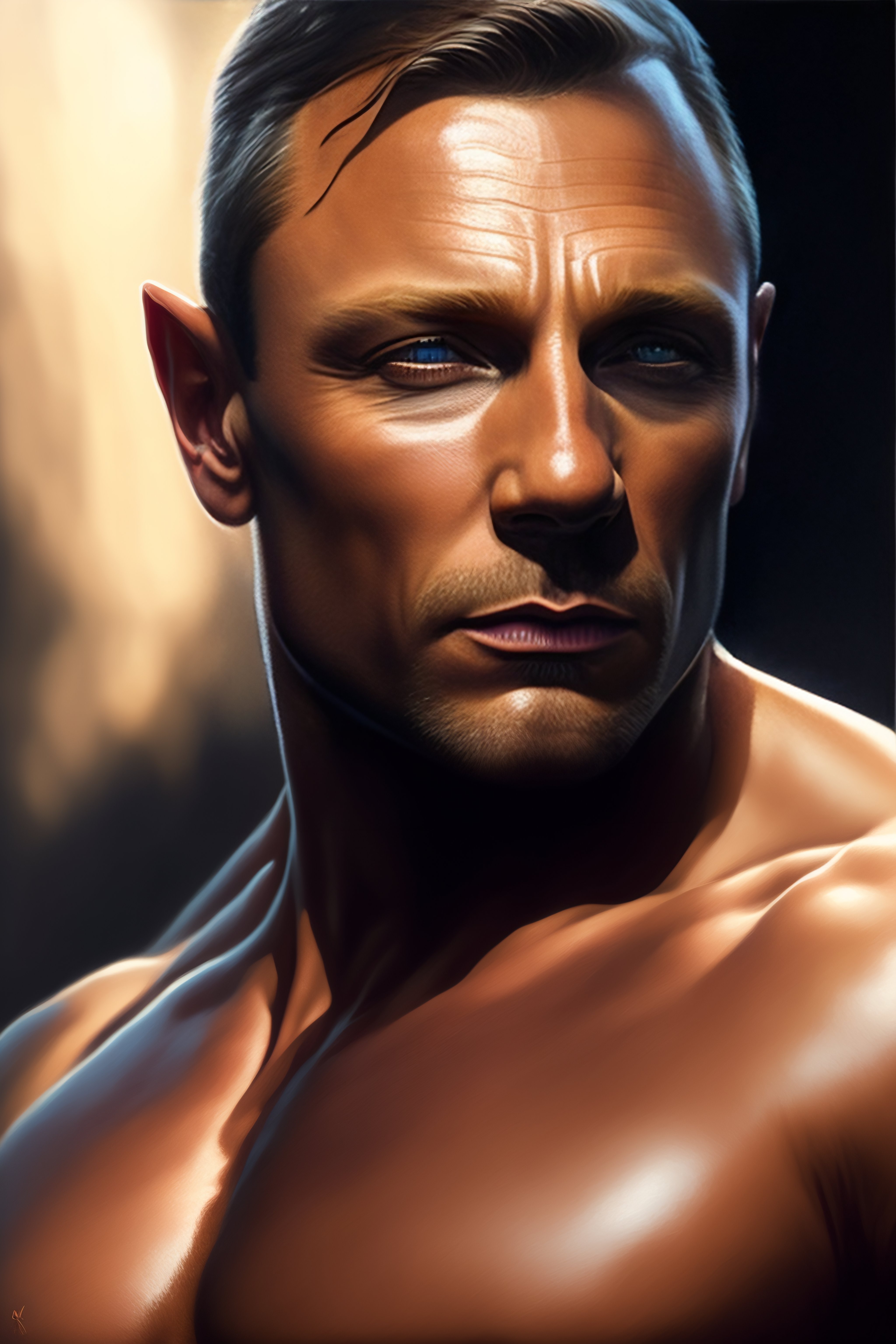 Lexica Close Up Of Daniel Craig Deep Focus D And D Fantasy Intricate Elegant Highly