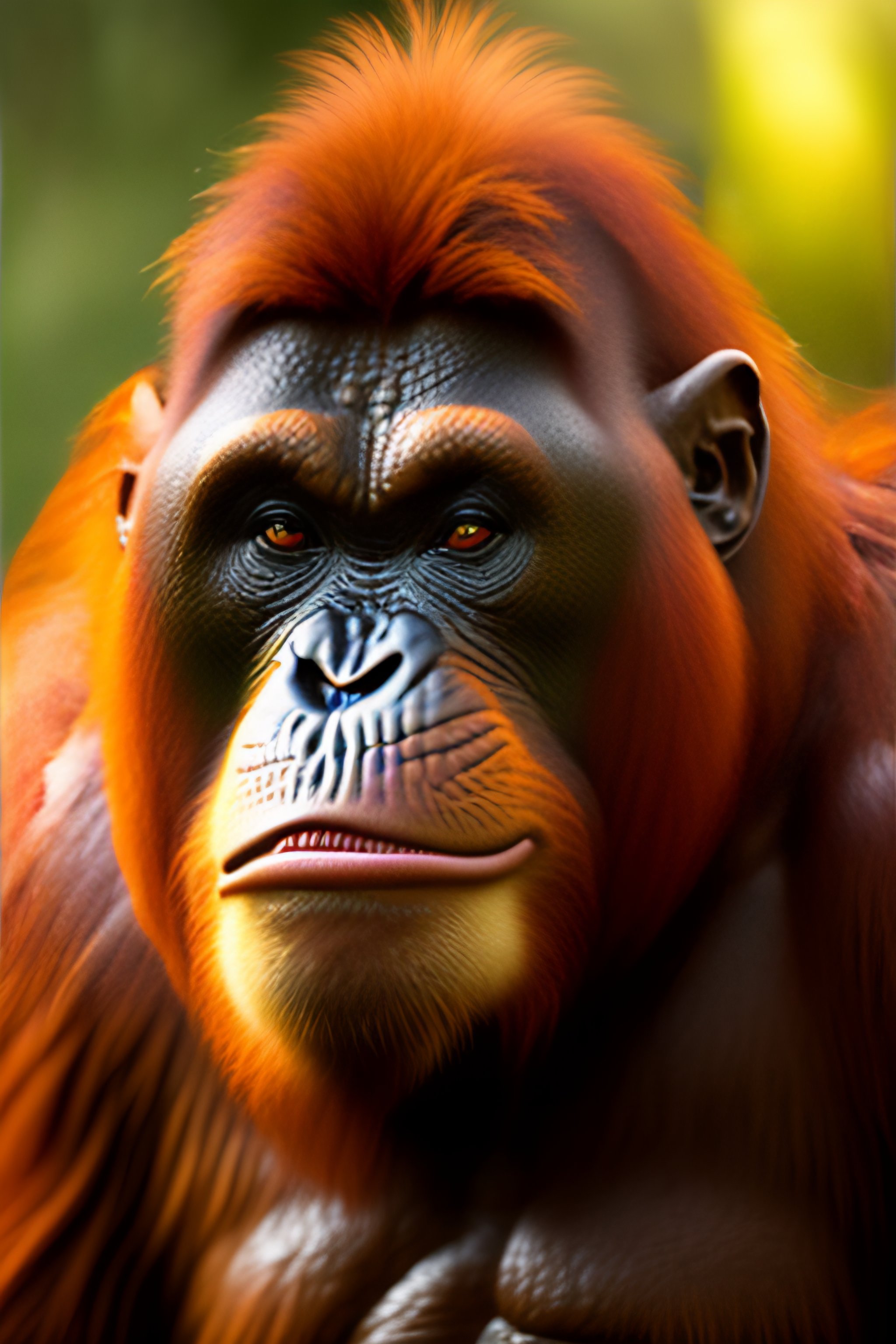 mad orangutan