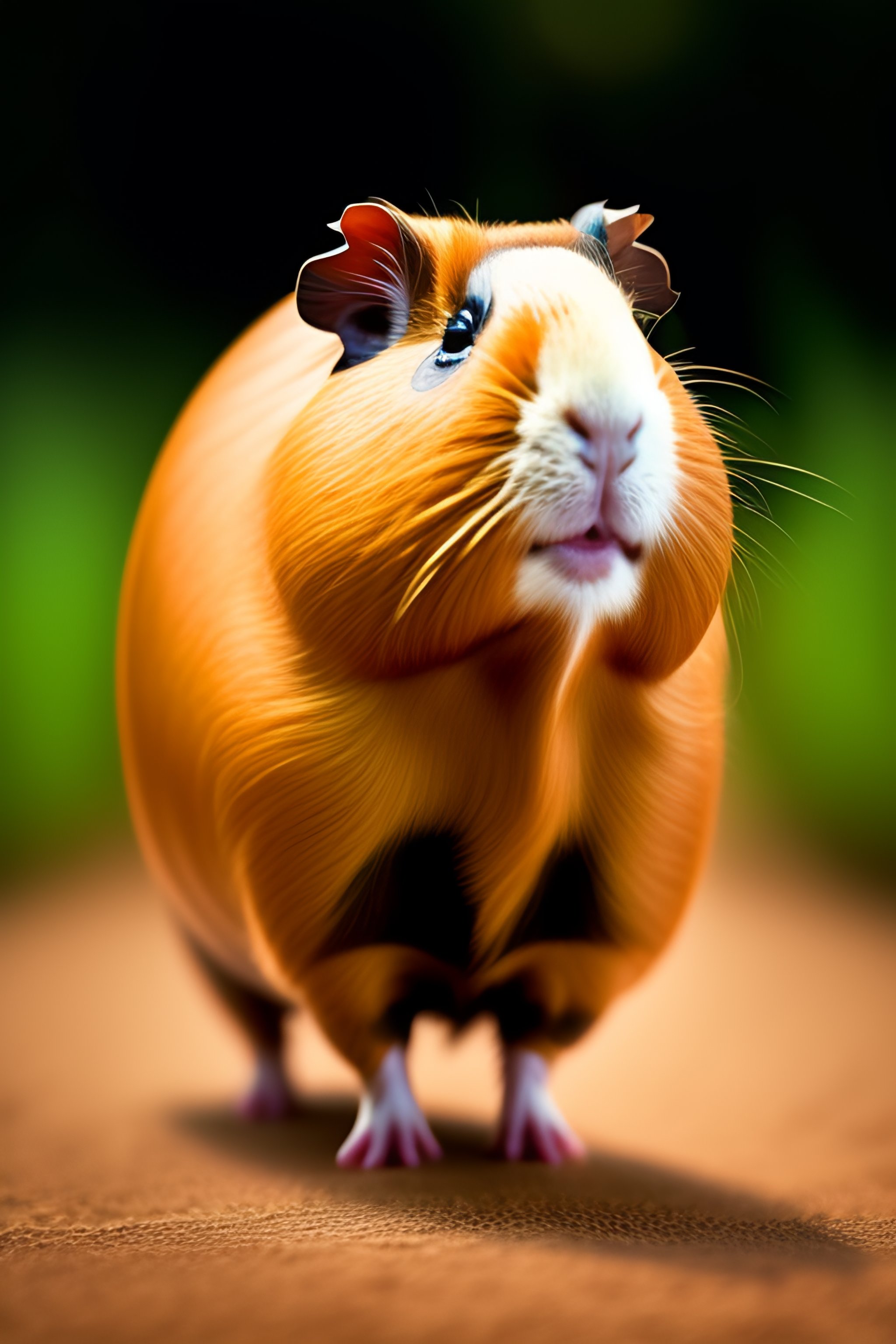 Lexica - Guinea pig riding a horse