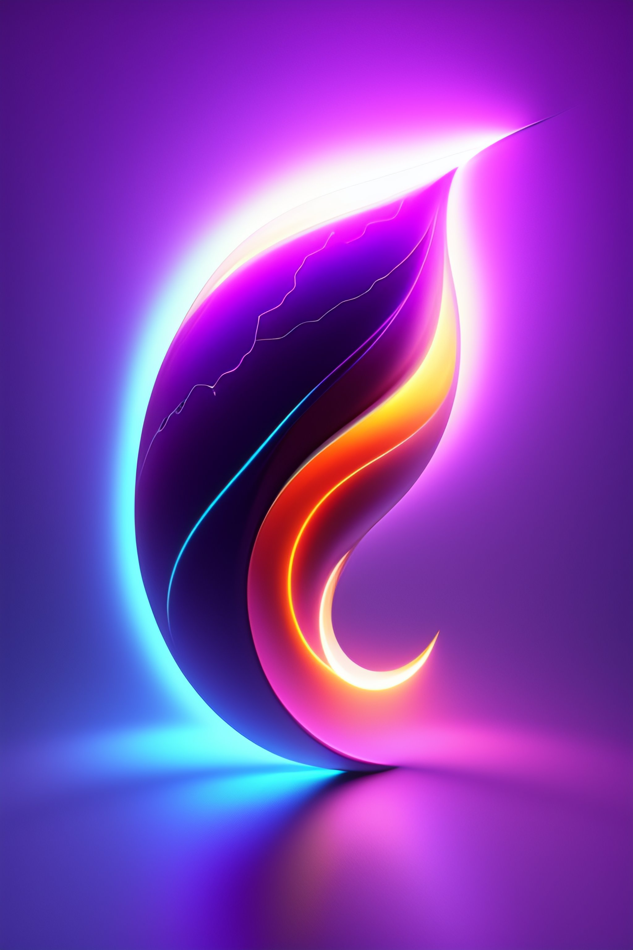 Lexica - Create a 3d render of a lightning icon, made it purple