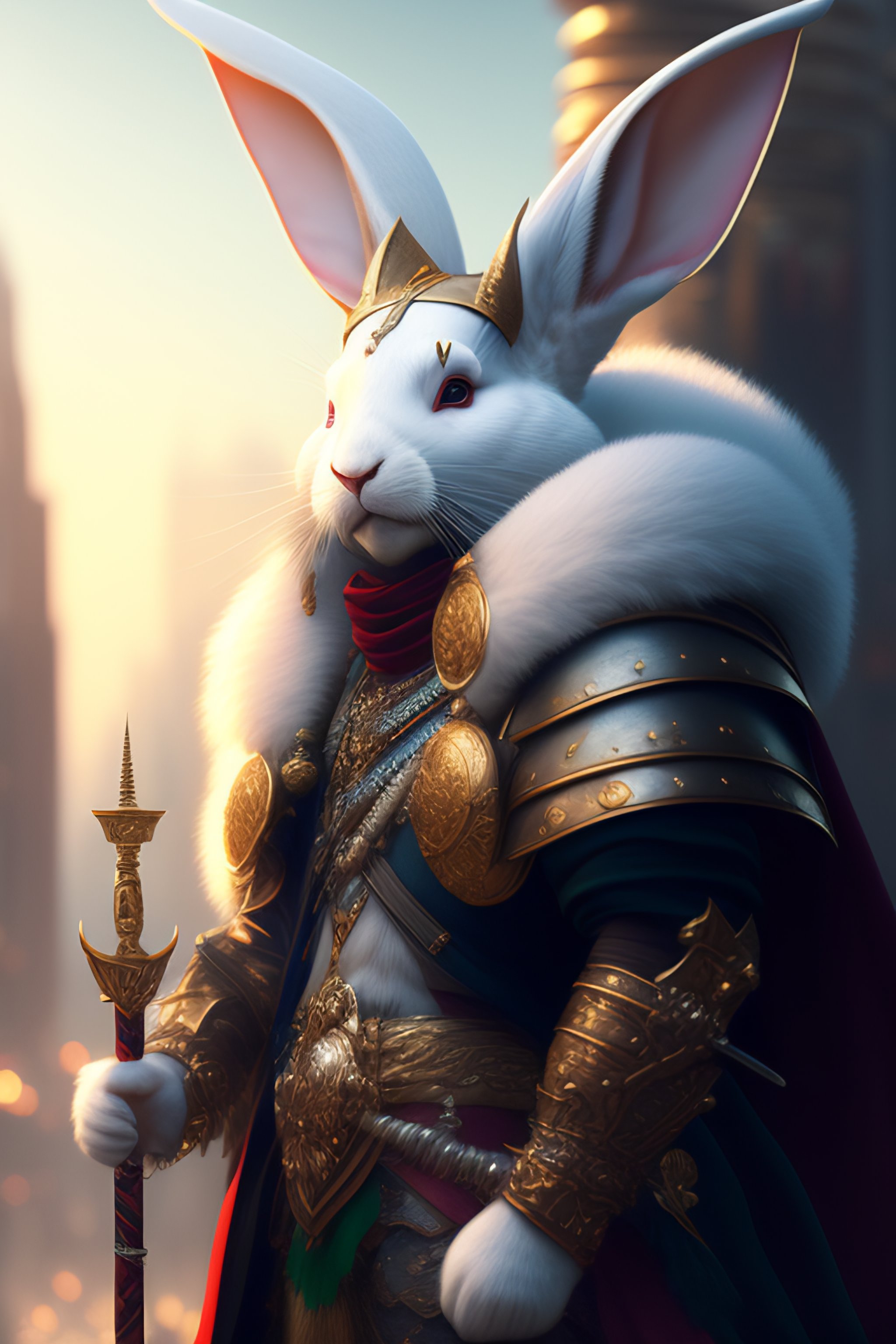 white rabbit anime male