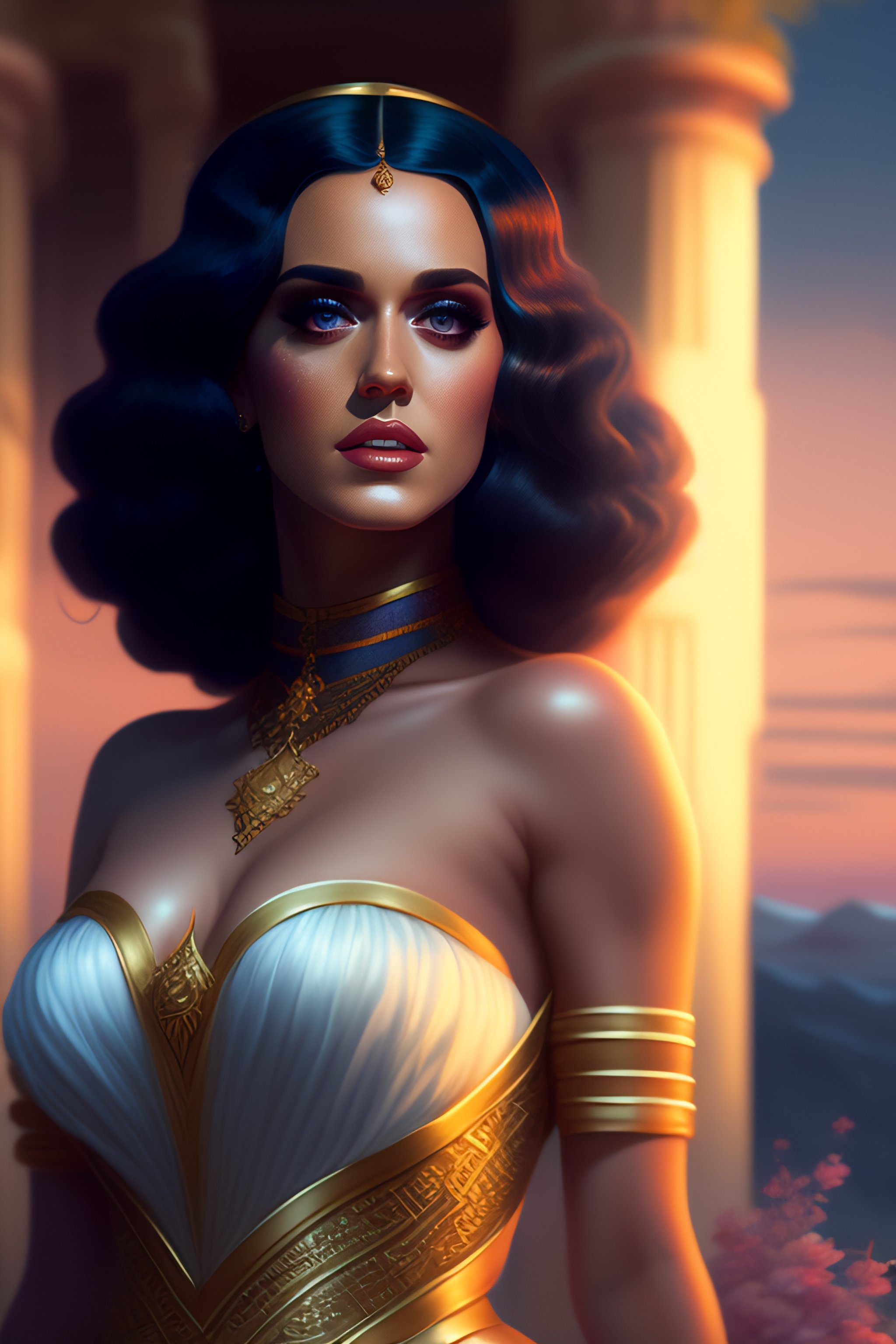 Lexica - Highly detailed full body of katy perry as a Eurydice Greek  mythology, stephen bliss, unreal engine, fantasy art by greg rutkowski,  loish, r...