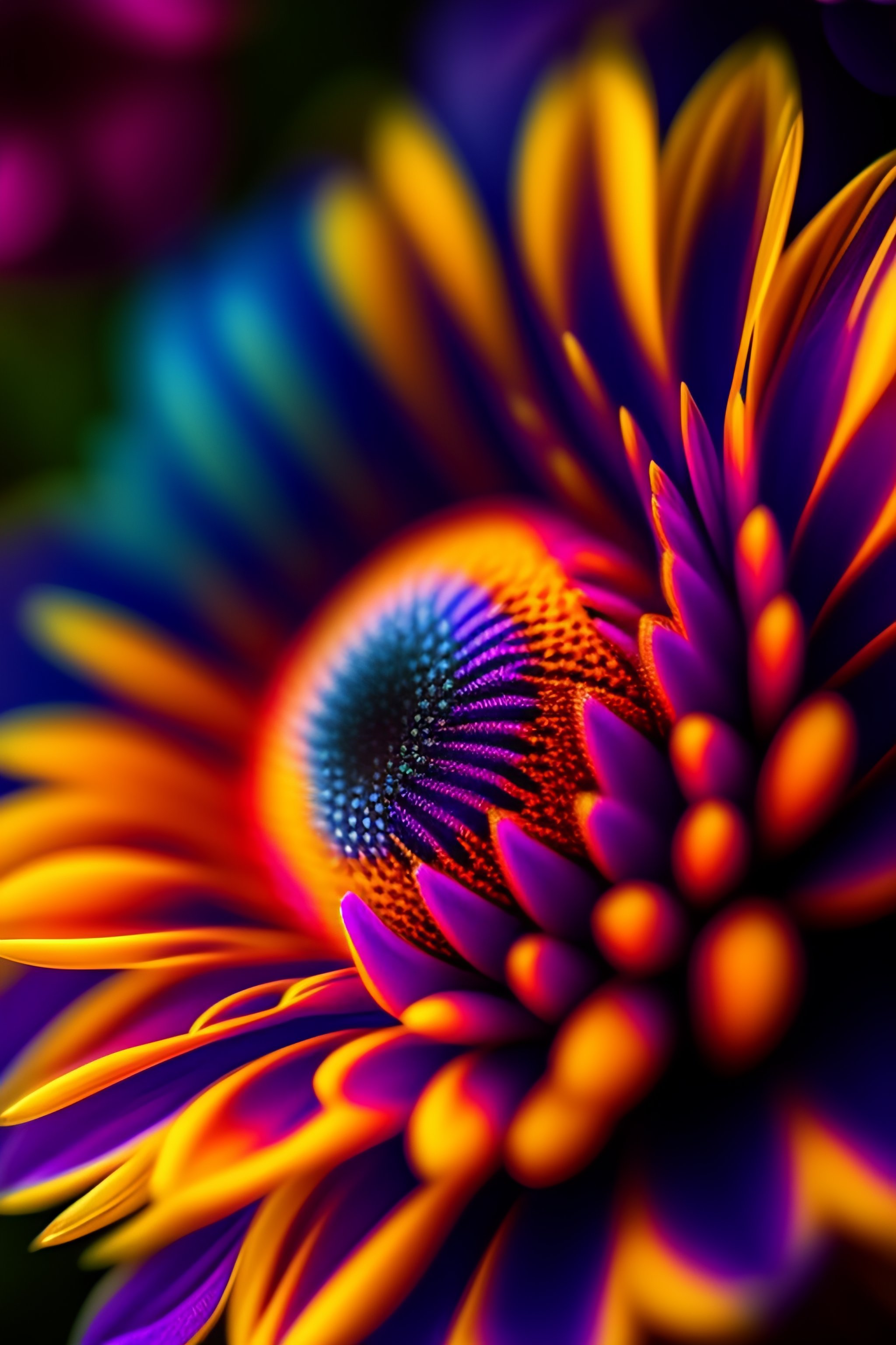 Lexica - Beautiful flowers,psychedelic,vibrant,sharp focus,macro ...