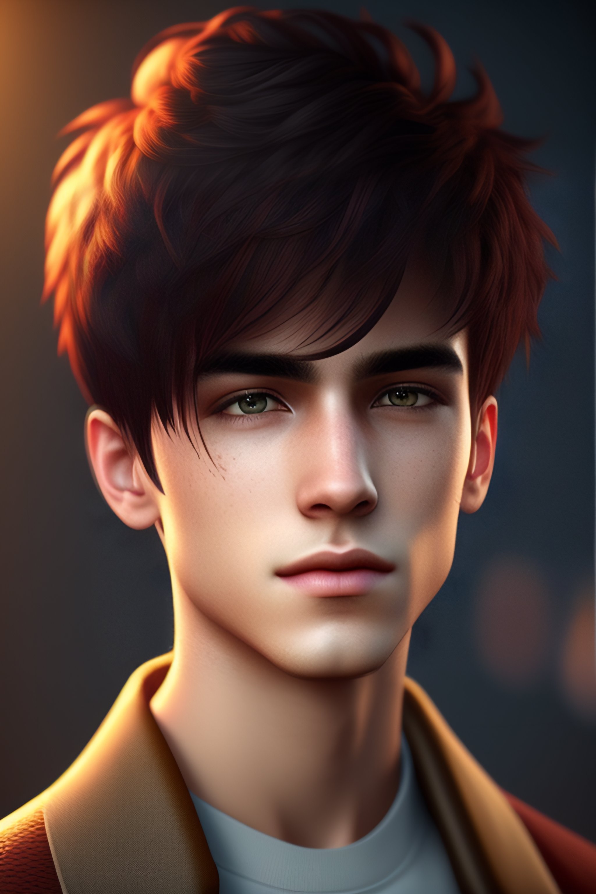 Lexica - A boy with short light hair, emo, photorealistic, 8 k ...
