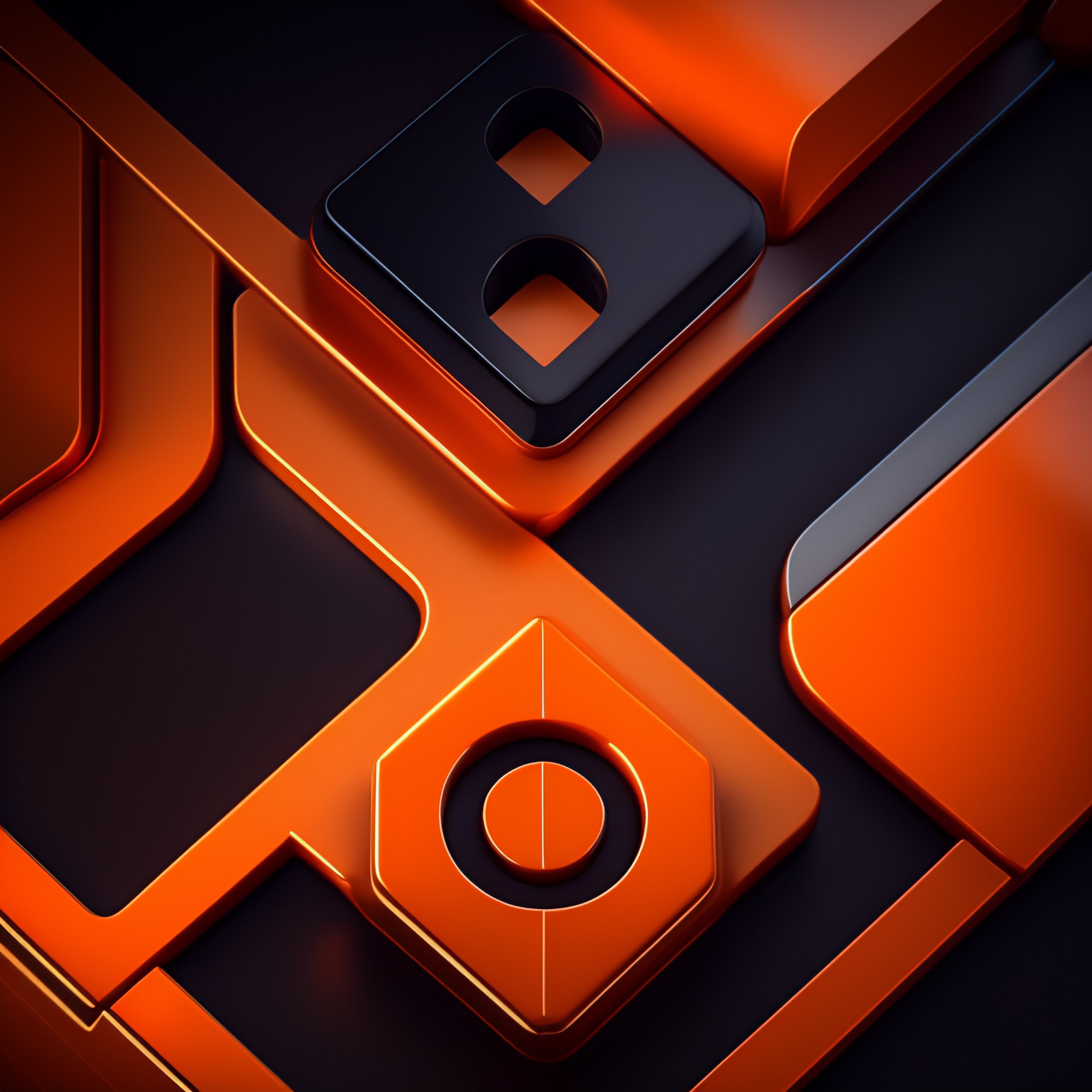 Lexica - CS-GO deluxe collection symbol, hollographic orange details ...