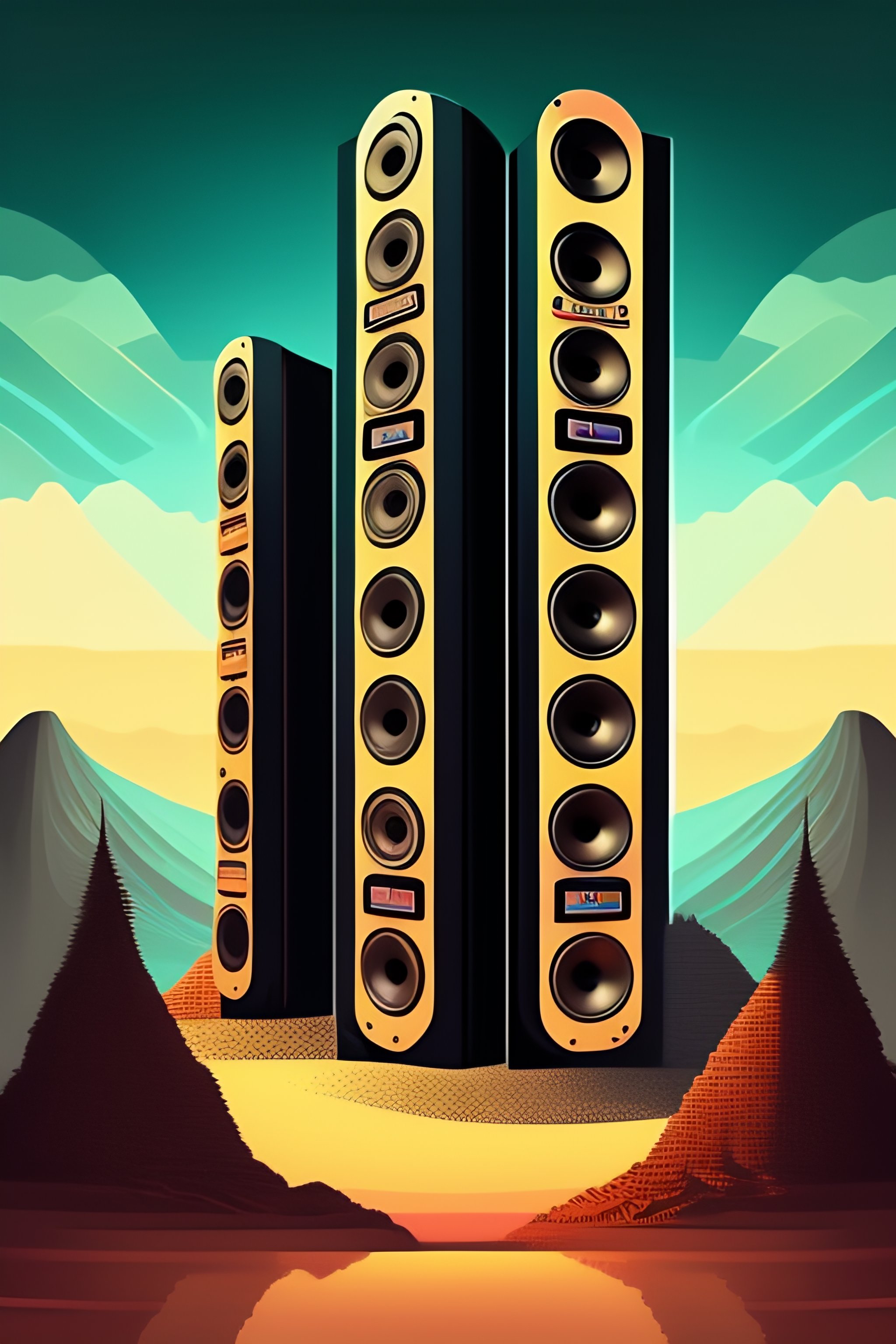 Lexica - An anthropomorphic landscape of stacks of recursive speakers ...