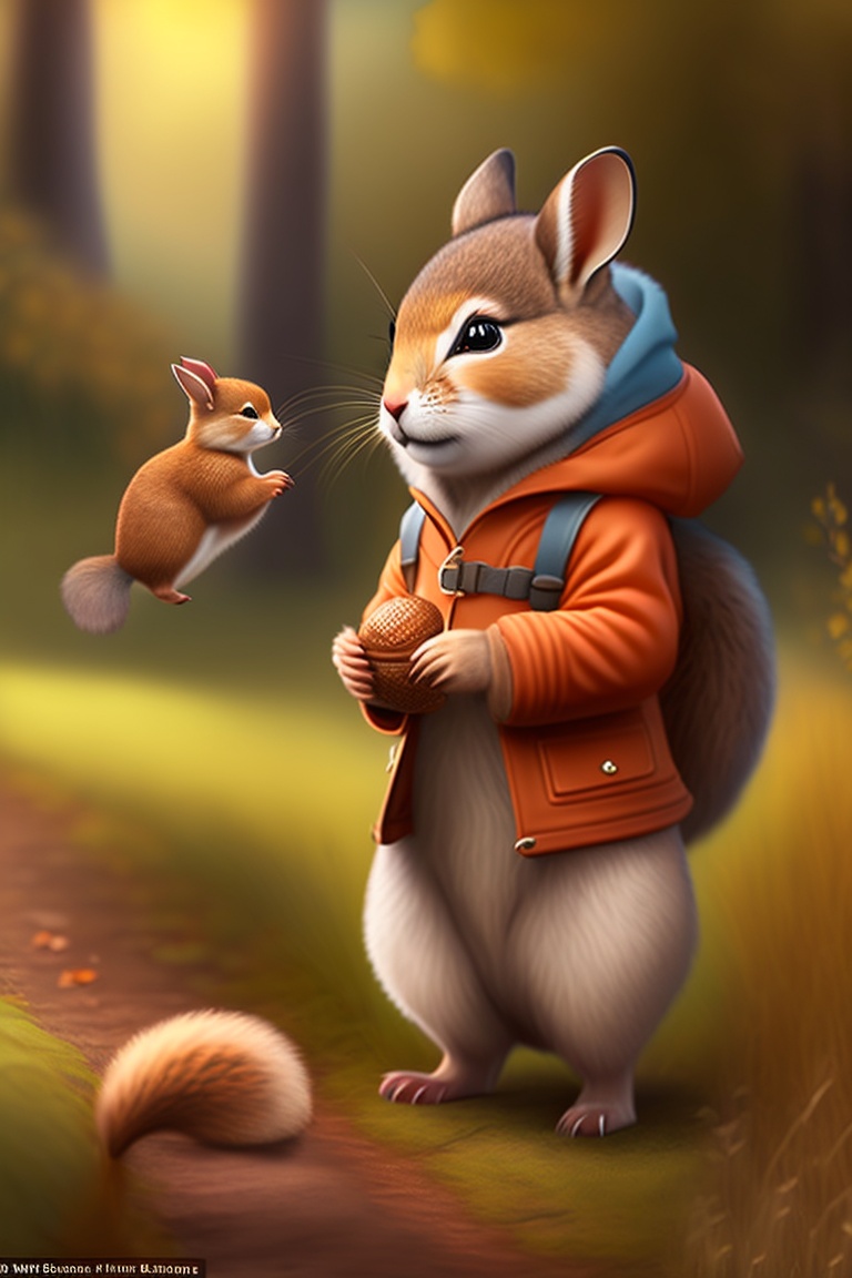 Lexica - One day, while Sammy was happily collecting acorns, he noticed ...