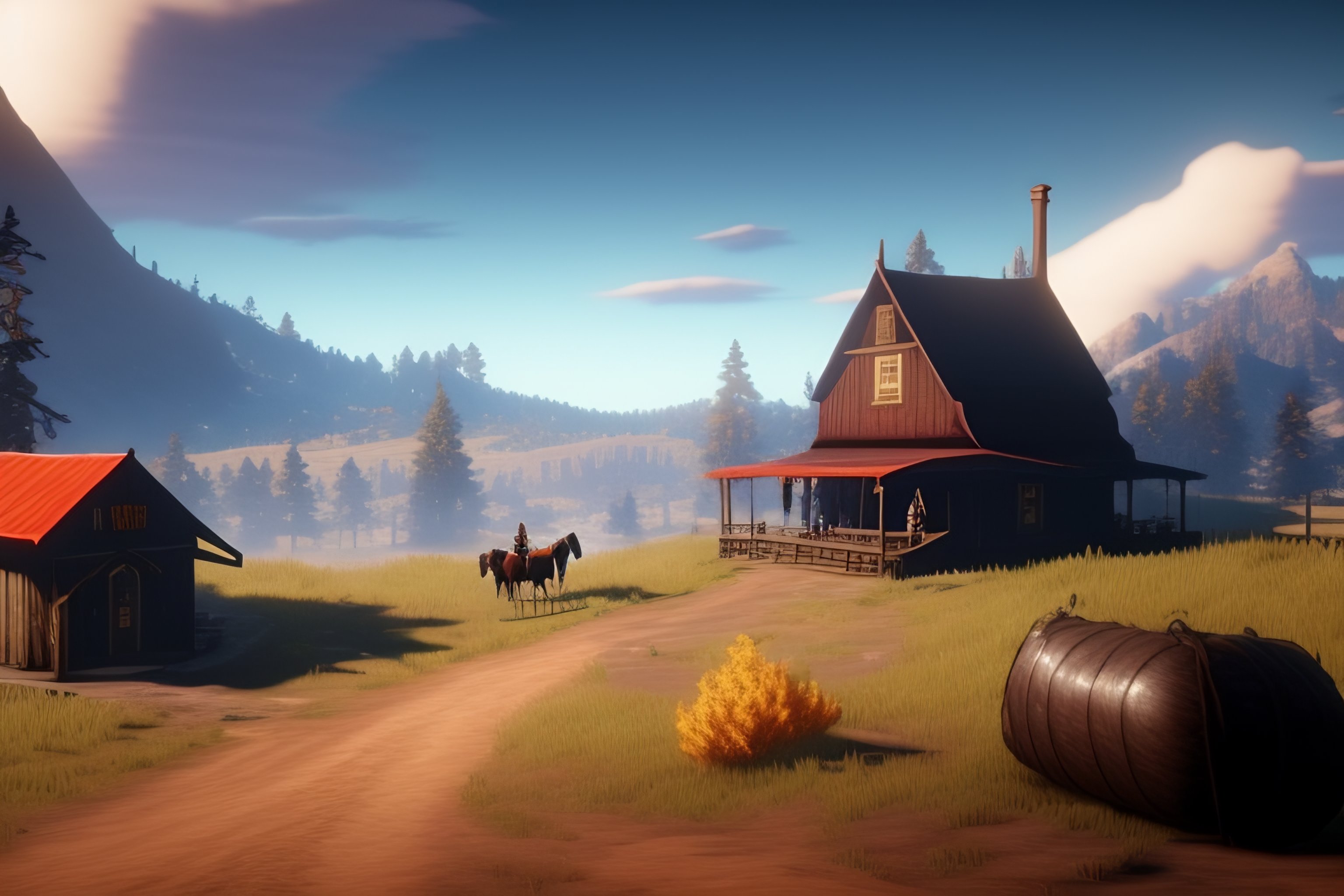 Lexica - Red dead redemption 2 as a 1990s 16-bit point-and-click ...