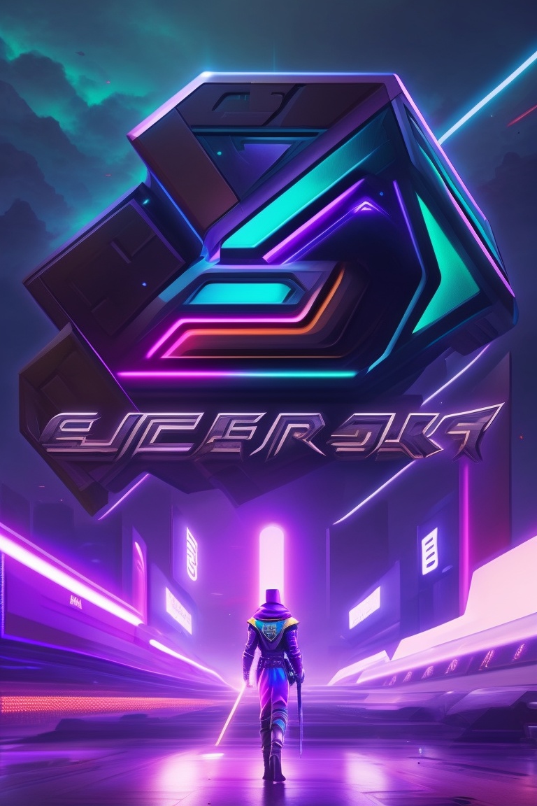 Lexica - Esports booklet cover page, gaming character, time squire, Riyadh
